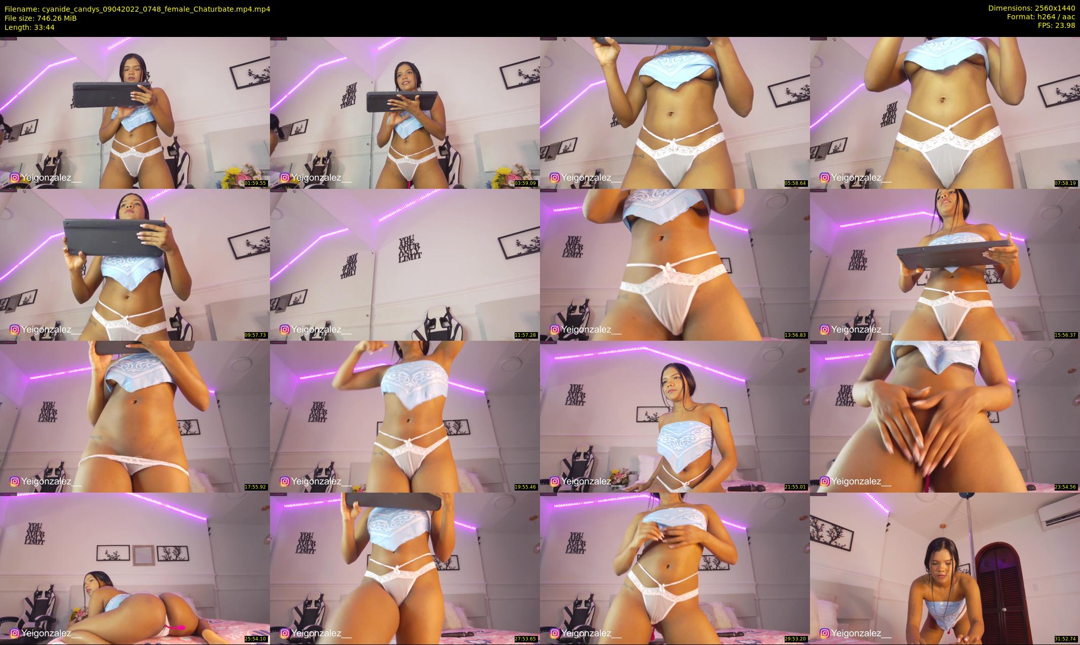 cyanide_candys — 34 minute Chaturbate female cam show recording, 1080p, Apr 9, 2022
