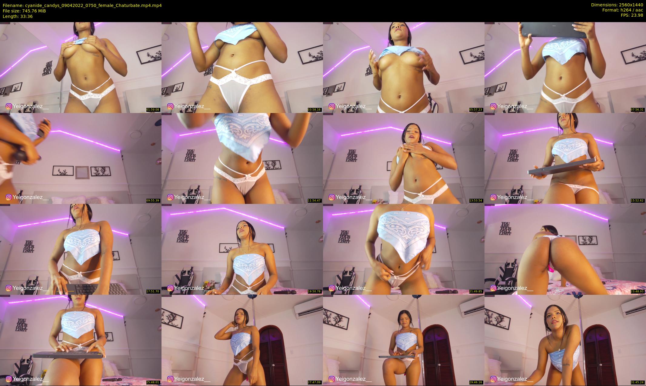 cyanide_candys — 34 minute Chaturbate female cam show recording, 1080p, Apr 9, 2022