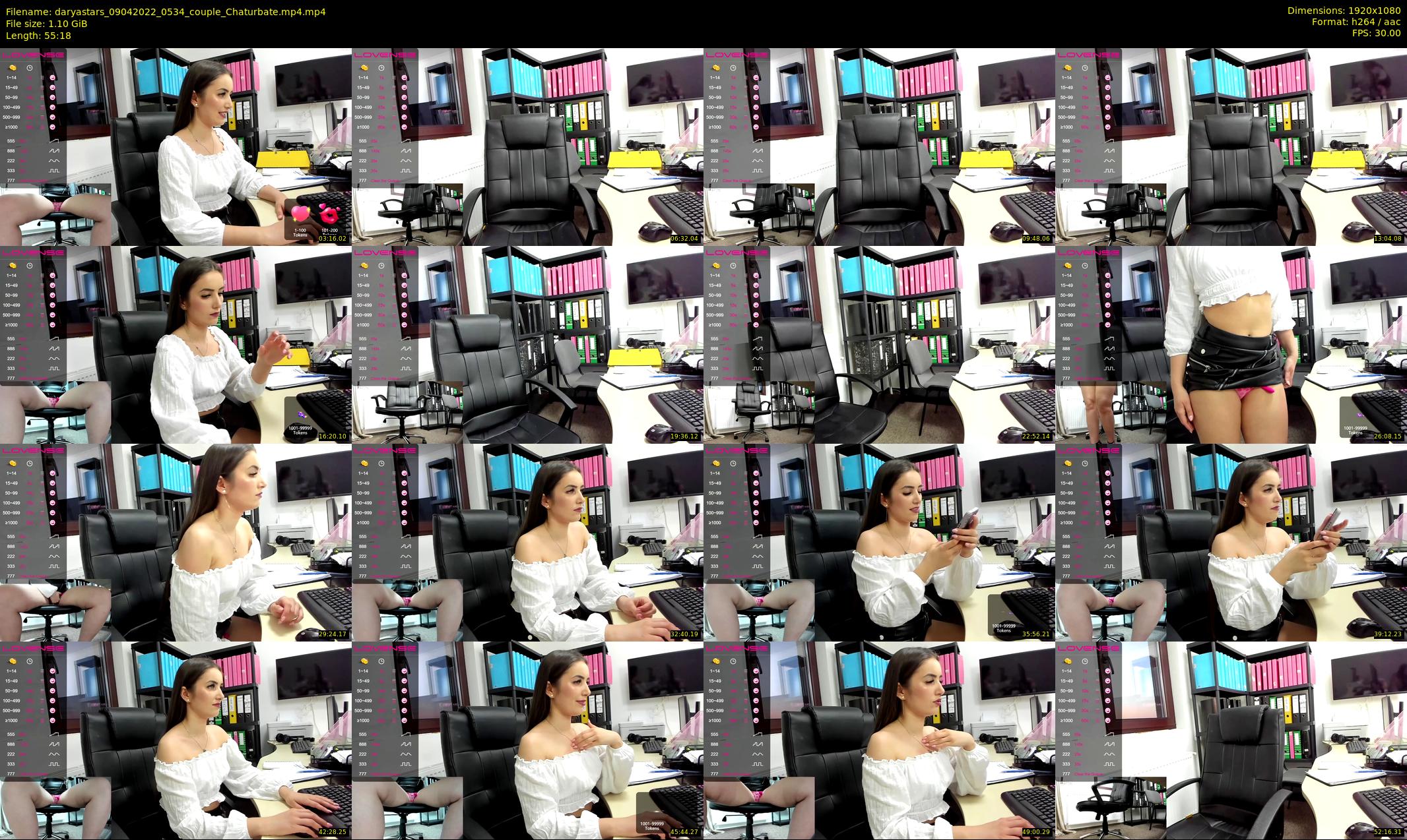 daryastars — 56 minute Chaturbate couple cam show recording, 1080p, Apr 9, 2022