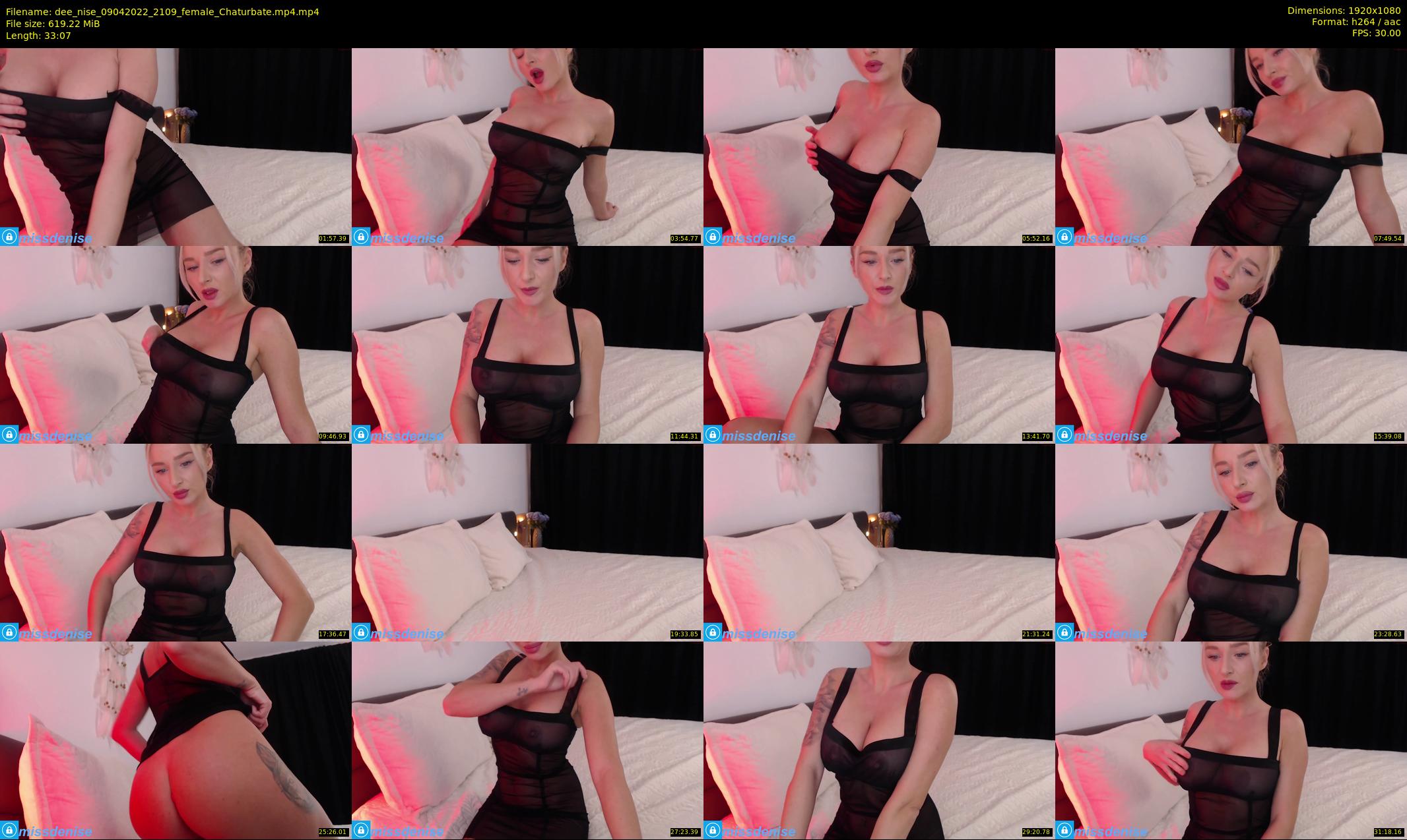 dee_nise — 34 minute Chaturbate female cam show recording, 1080p, Apr 9, 2022