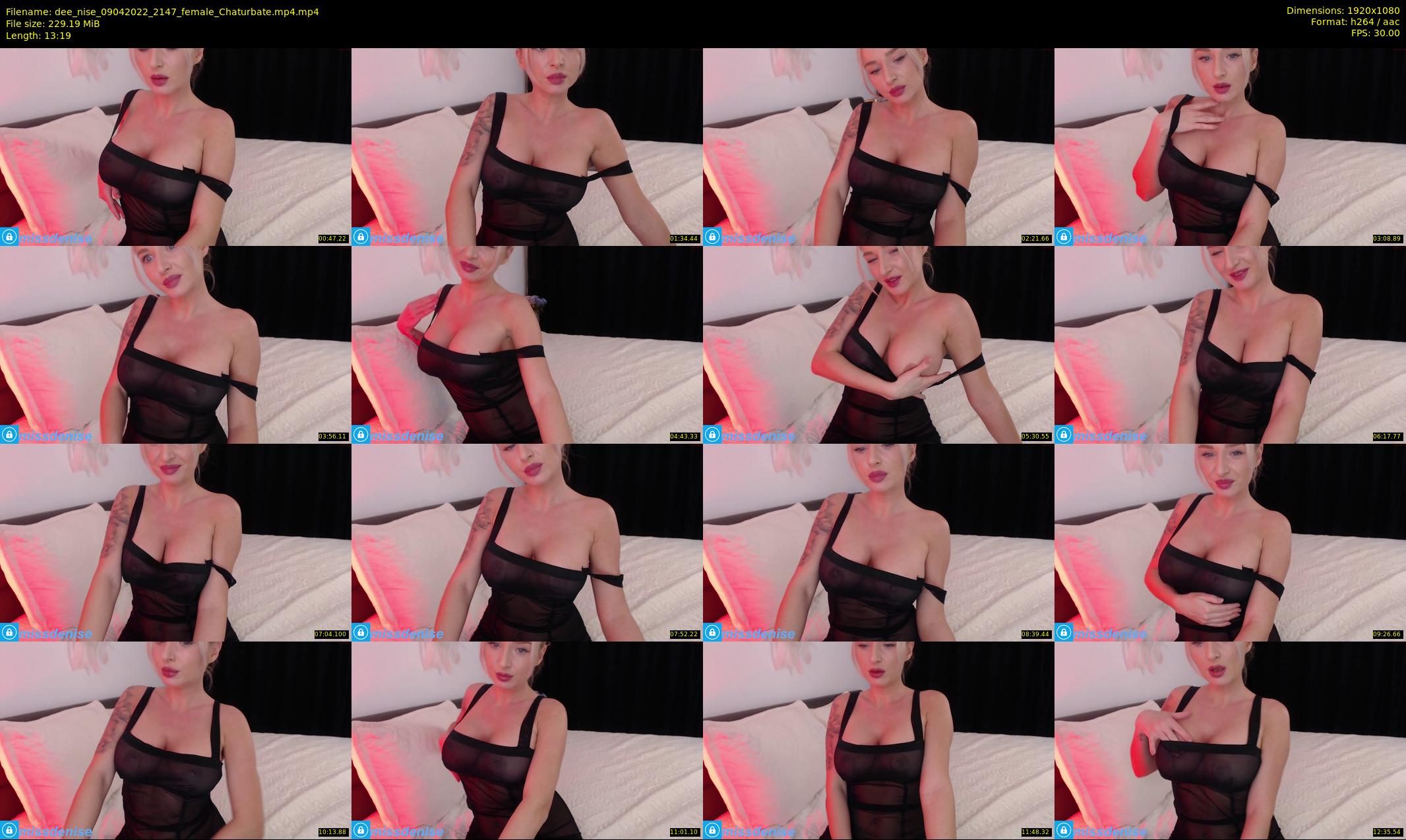 dee_nise — 14 minute Chaturbate female cam show recording, 1080p, Apr 9, 2022