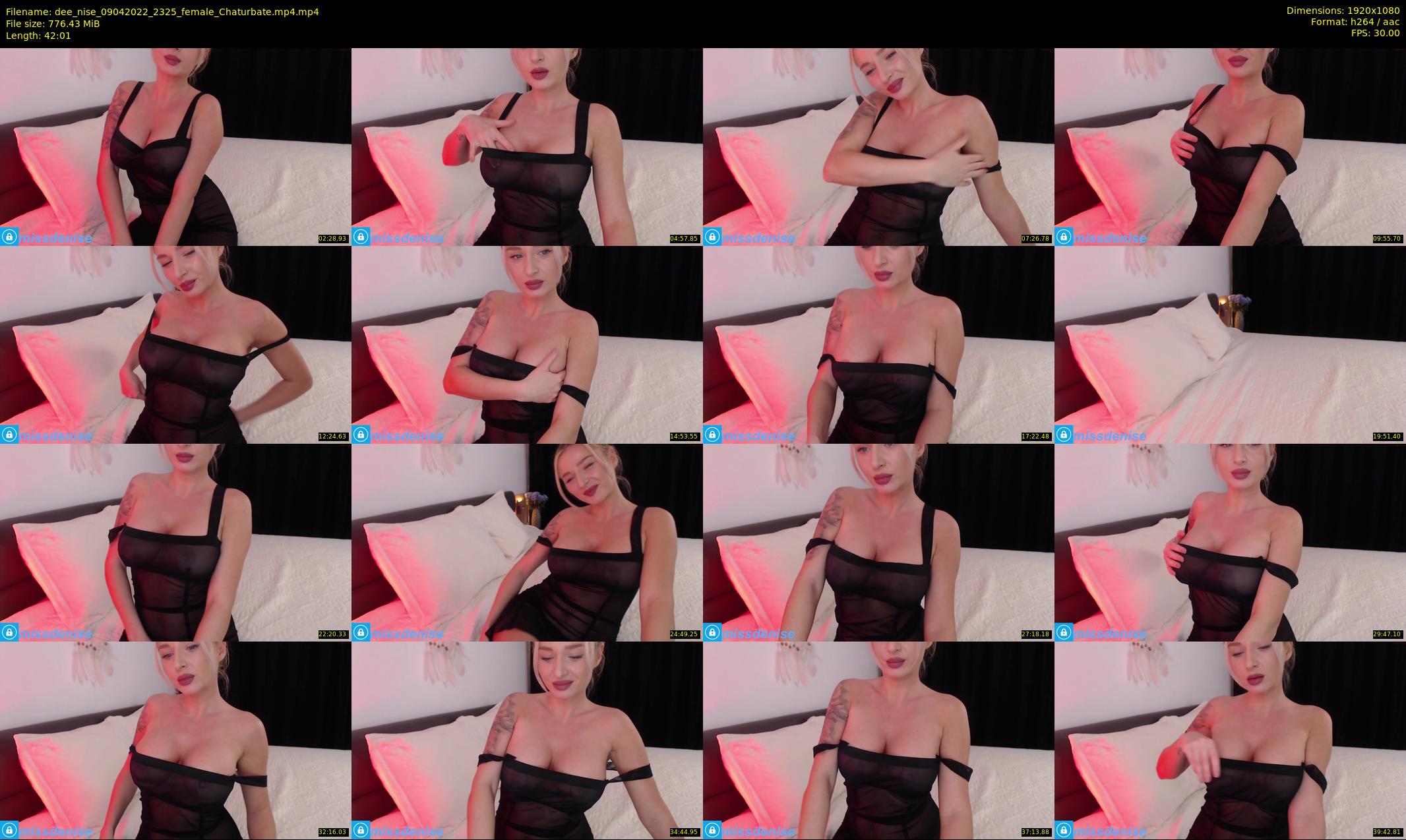 dee_nise — 43 minute Chaturbate female cam show recording, 1080p, Apr 9, 2022