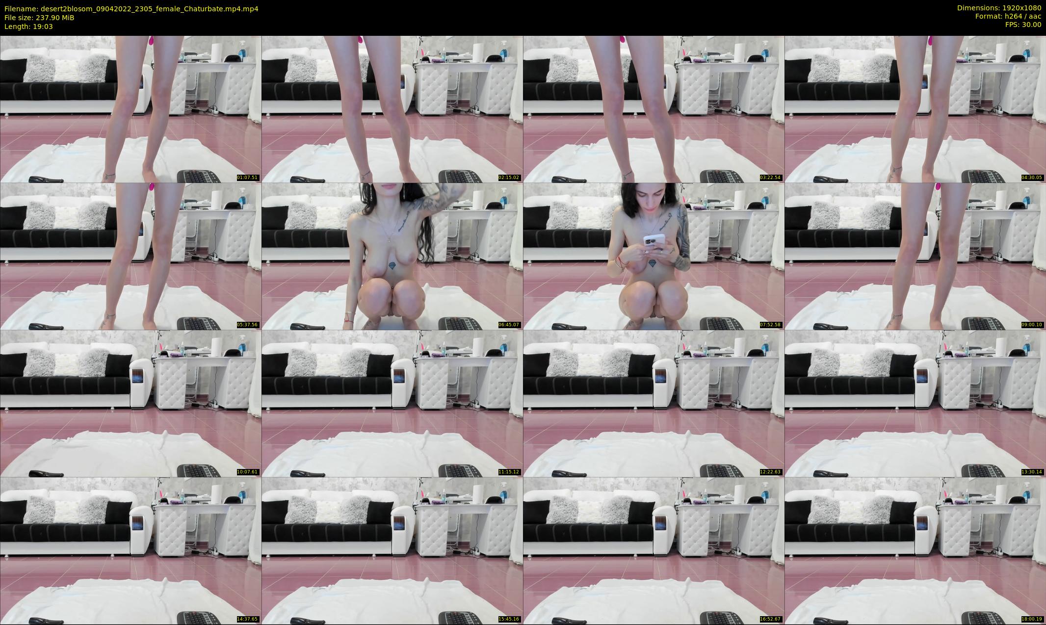 desert2blosom — 20 minute Chaturbate female cam show recording, 1080p, Apr 9, 2022