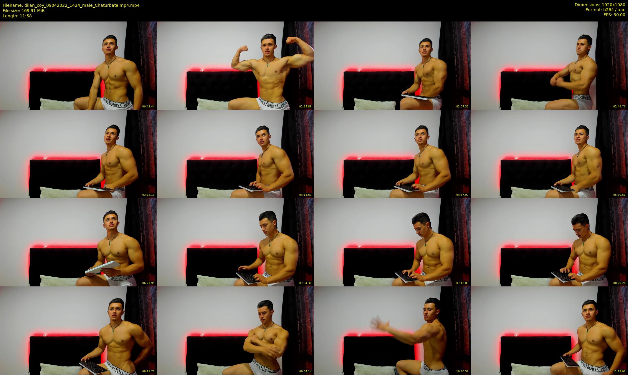 dilan_coy — 12 minute Chaturbate male cam show recording, 1080p, Apr 9, 2022