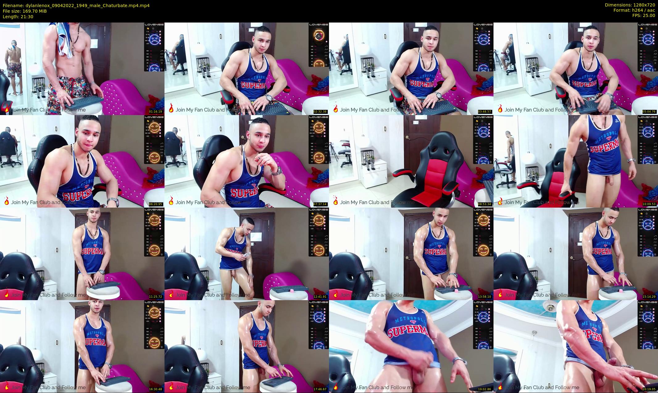 dylanlenox — 22 minute Chaturbate male cam show recording, 720p, Apr 9, 2022
