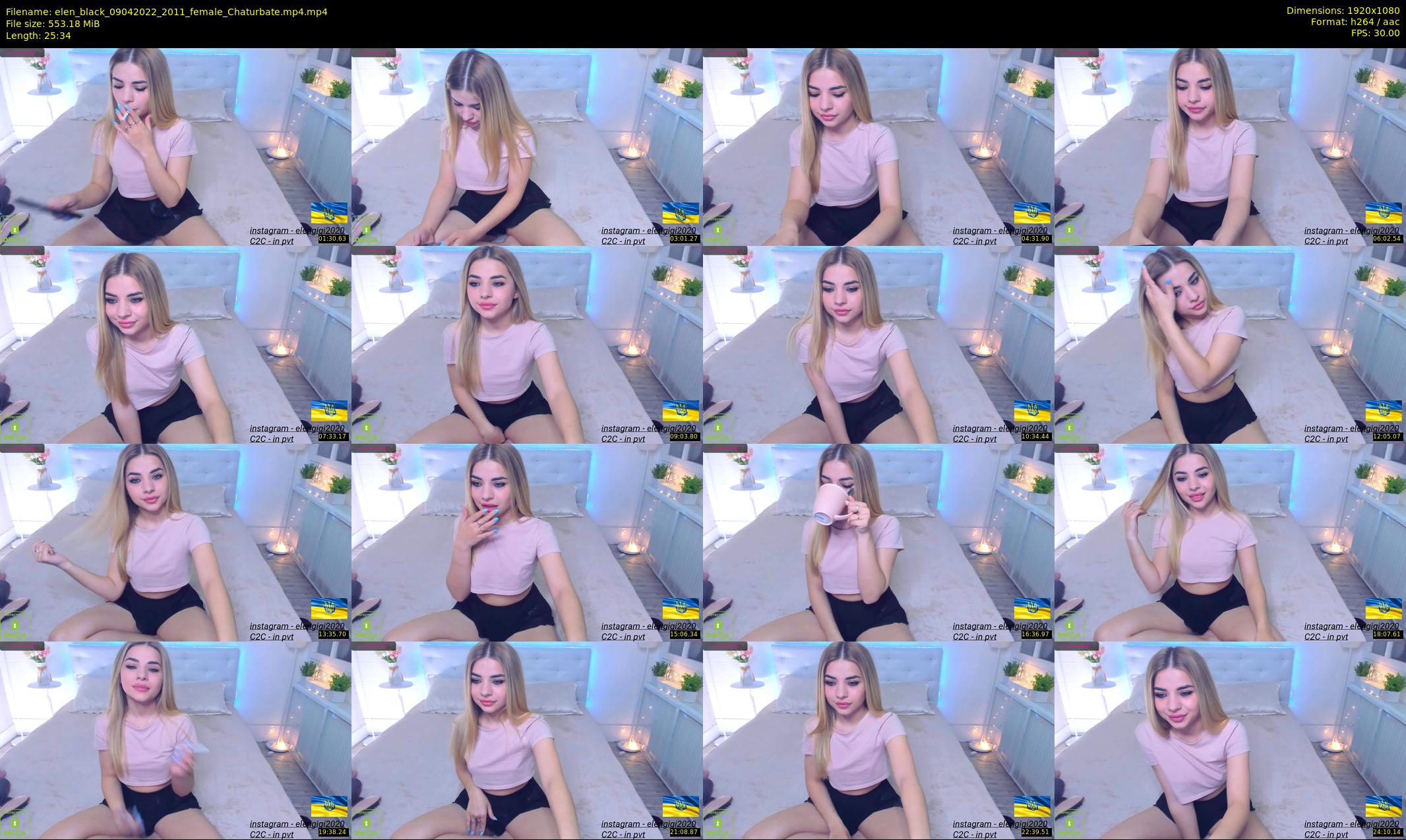 elen_black — 26 minute Chaturbate female cam show recording, 1080p, Apr 9, 2022