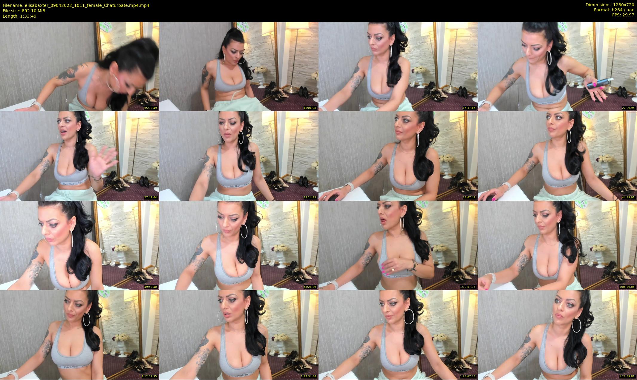 elisabaxter — 94 minute Chaturbate female cam show recording, 720p, Apr 9, 2022