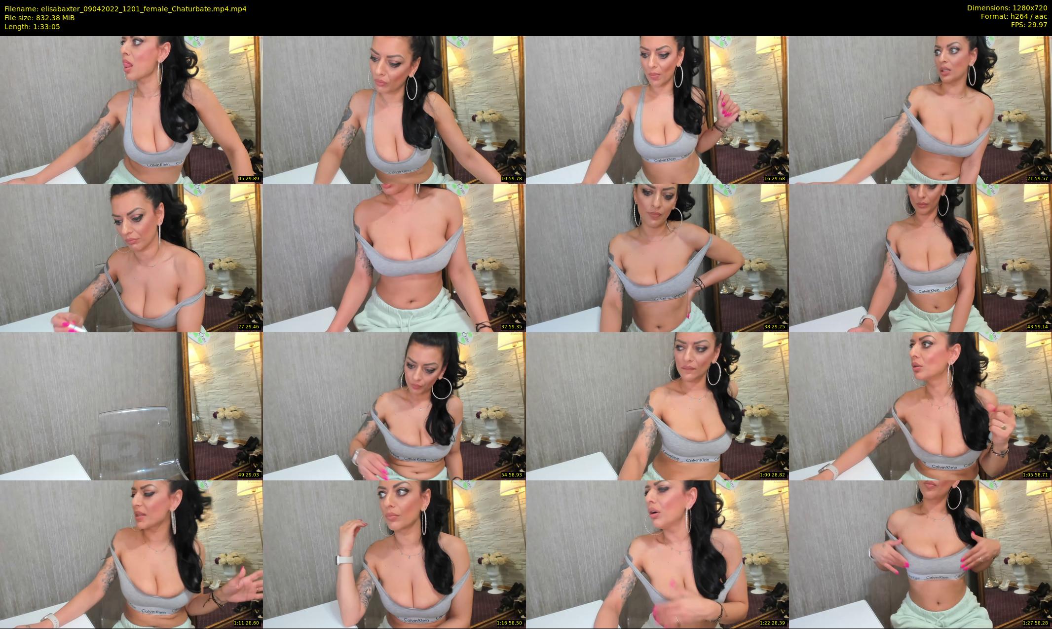 elisabaxter — 94 minute Chaturbate female cam show recording, 720p, Apr 9, 2022