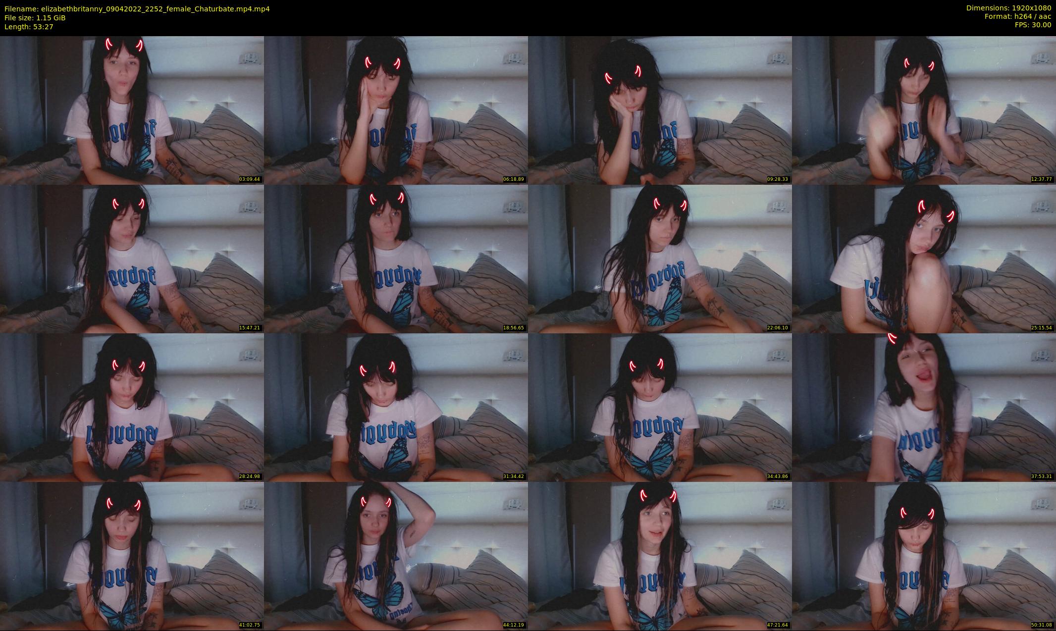 elizabethbritanny — 54 minute Chaturbate female cam show recording, 1080p, Apr 9, 2022