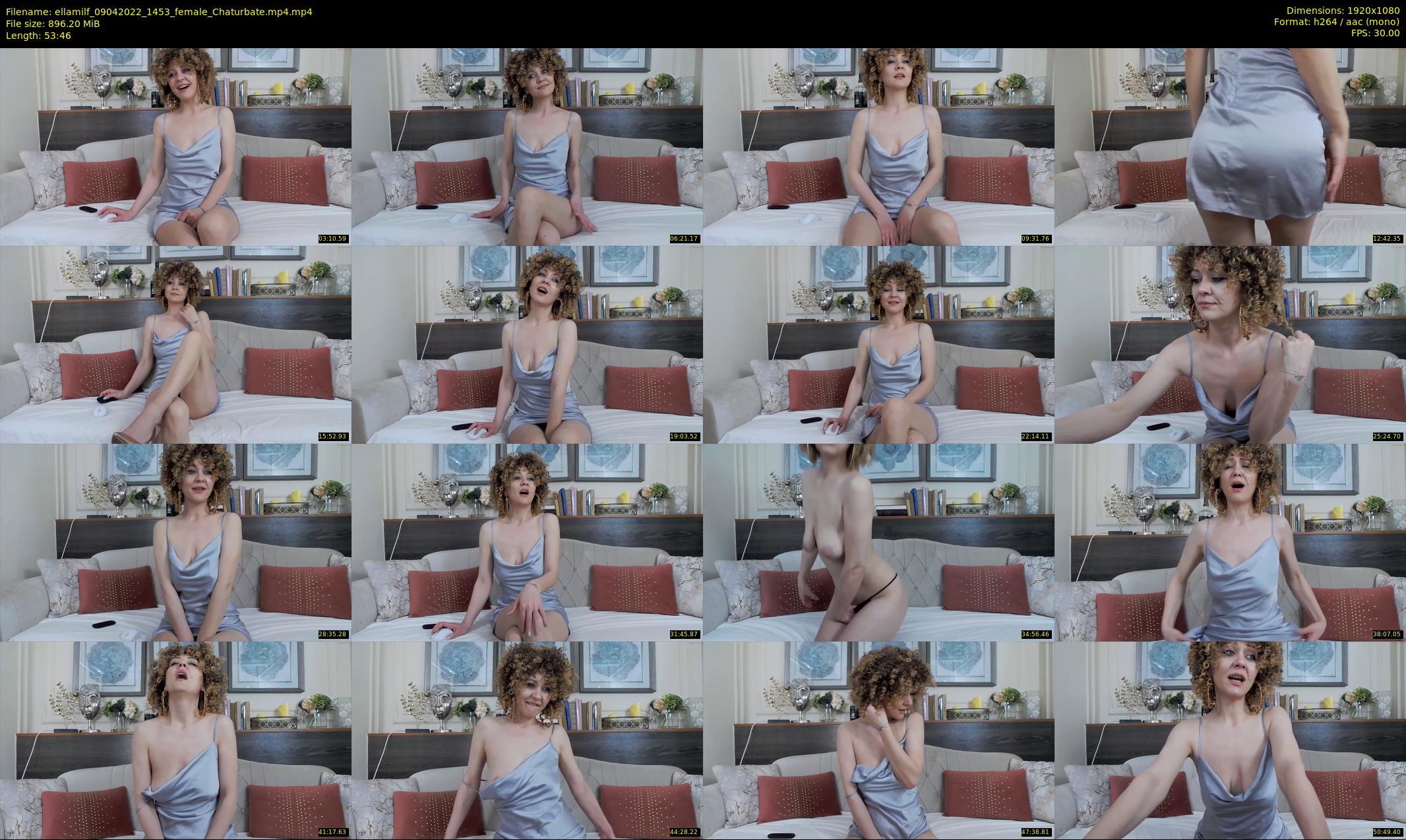 ellamilf — 54 minute Chaturbate female cam show recording, 1080p, Apr 9, 2022