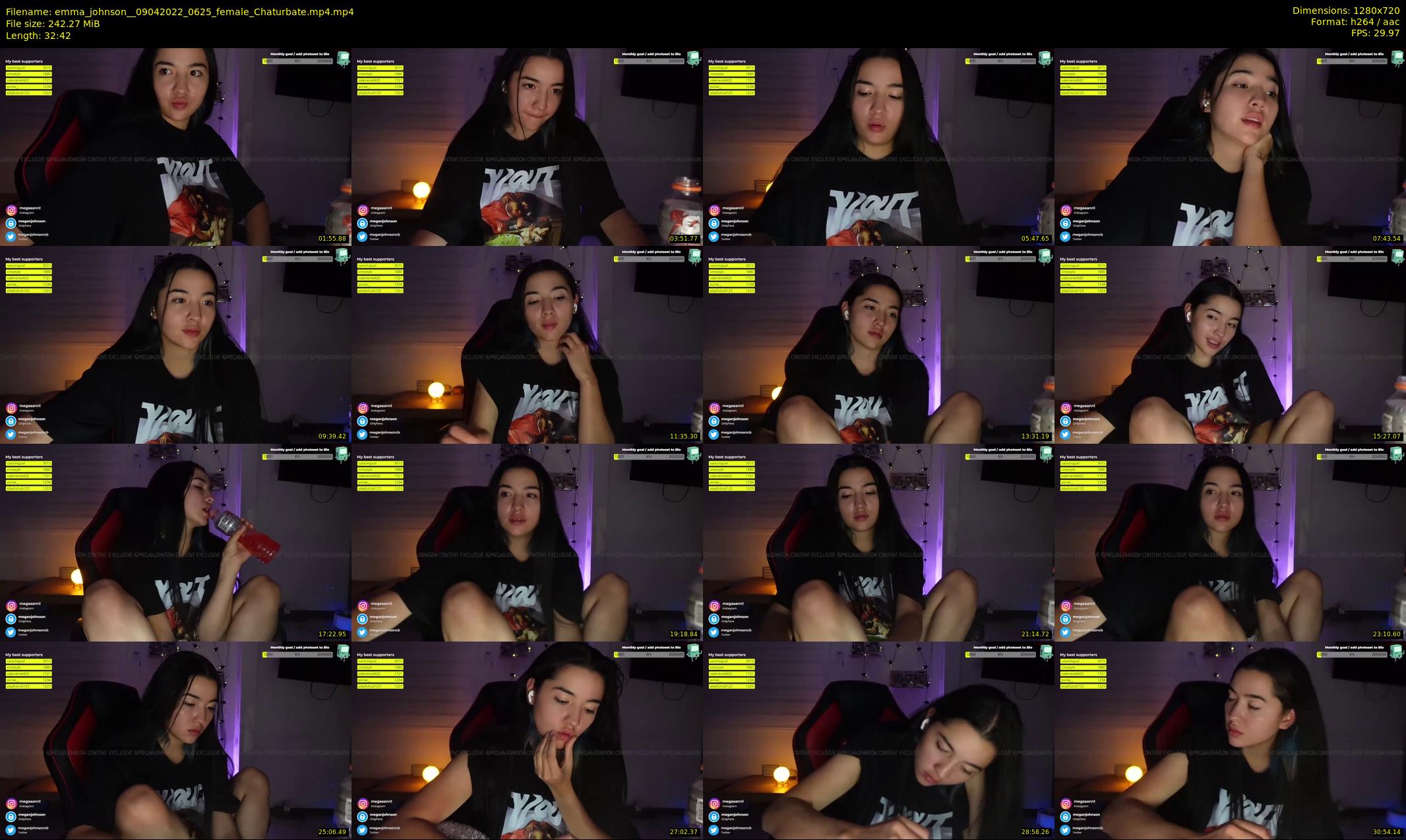 emma_johnson_ — 33 minute Chaturbate female cam show recording, 720p, Apr 9, 2022