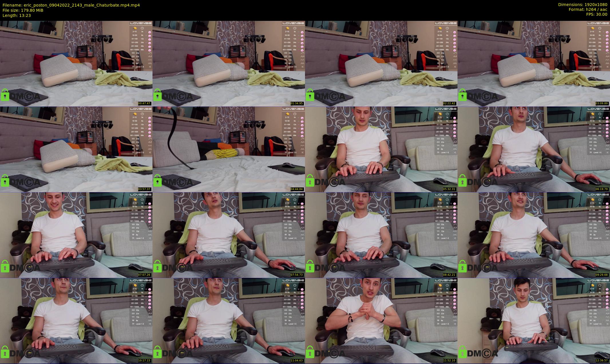 eric_poston — 14 minute Chaturbate male cam show recording, 1080p, Apr 9, 2022