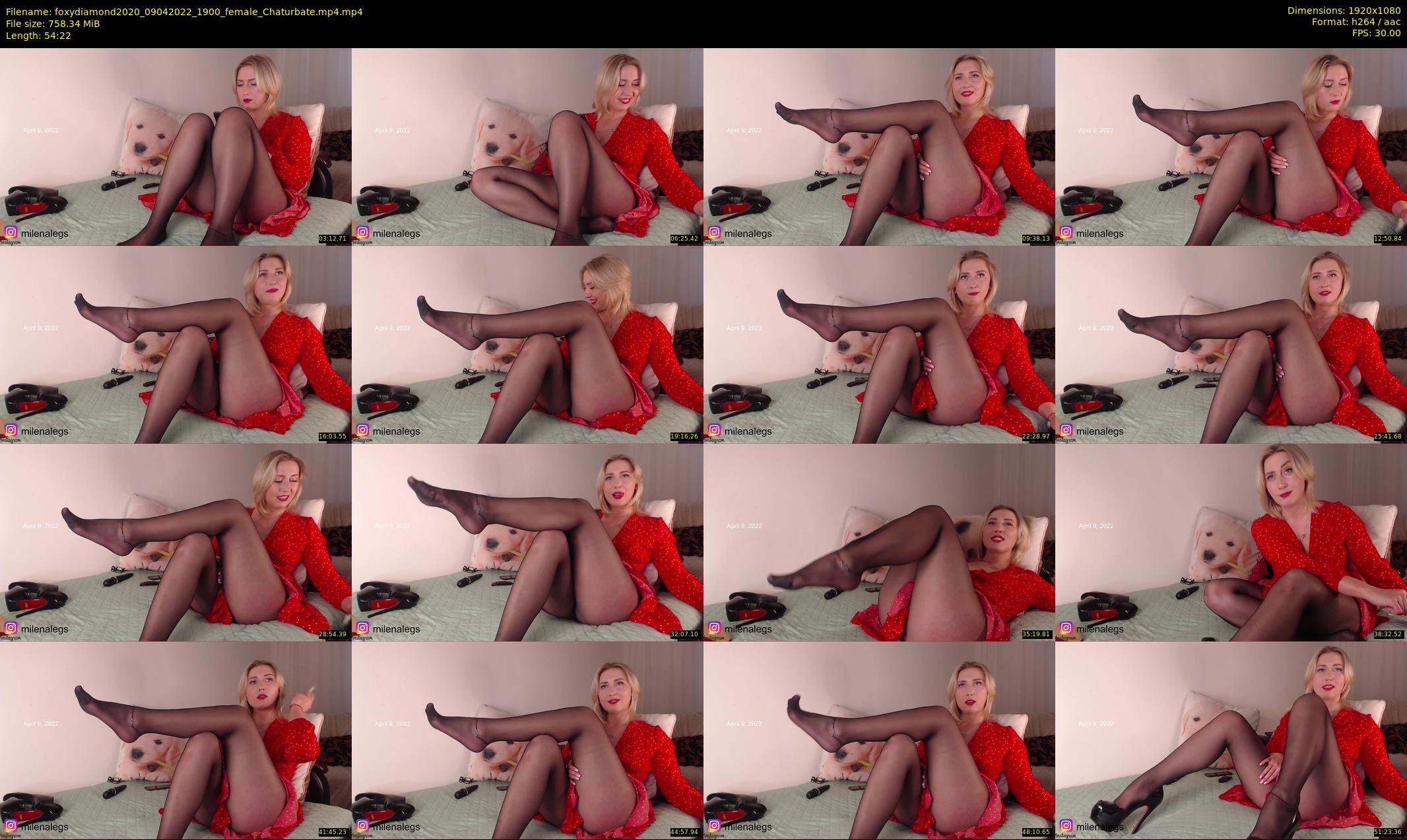 foxydiamond2020 — 55 minute Chaturbate female cam show recording, 1080p, Apr 9, 2022