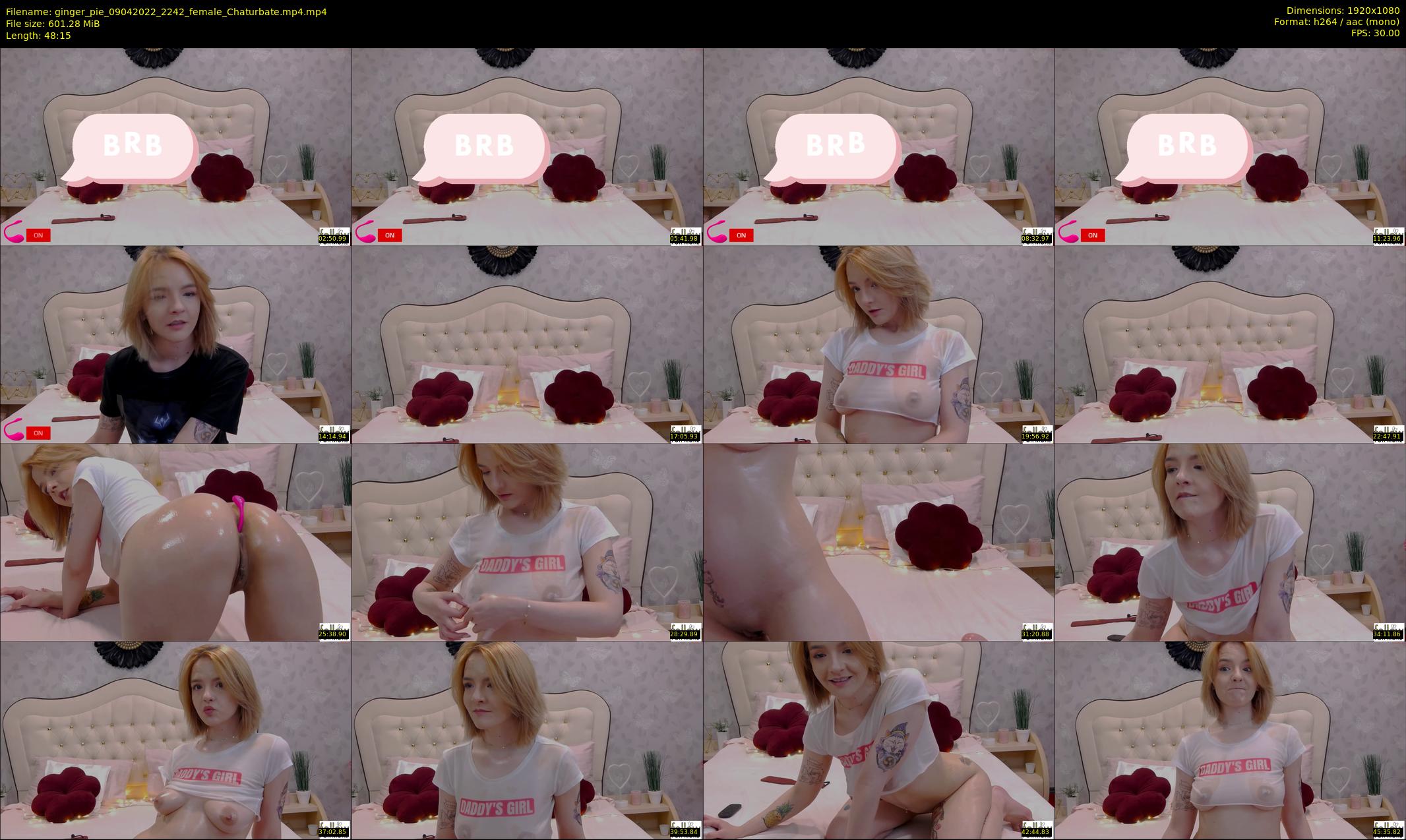 ginger_pie — 49 minute Chaturbate female cam show recording, 1080p, Apr 9, 2022