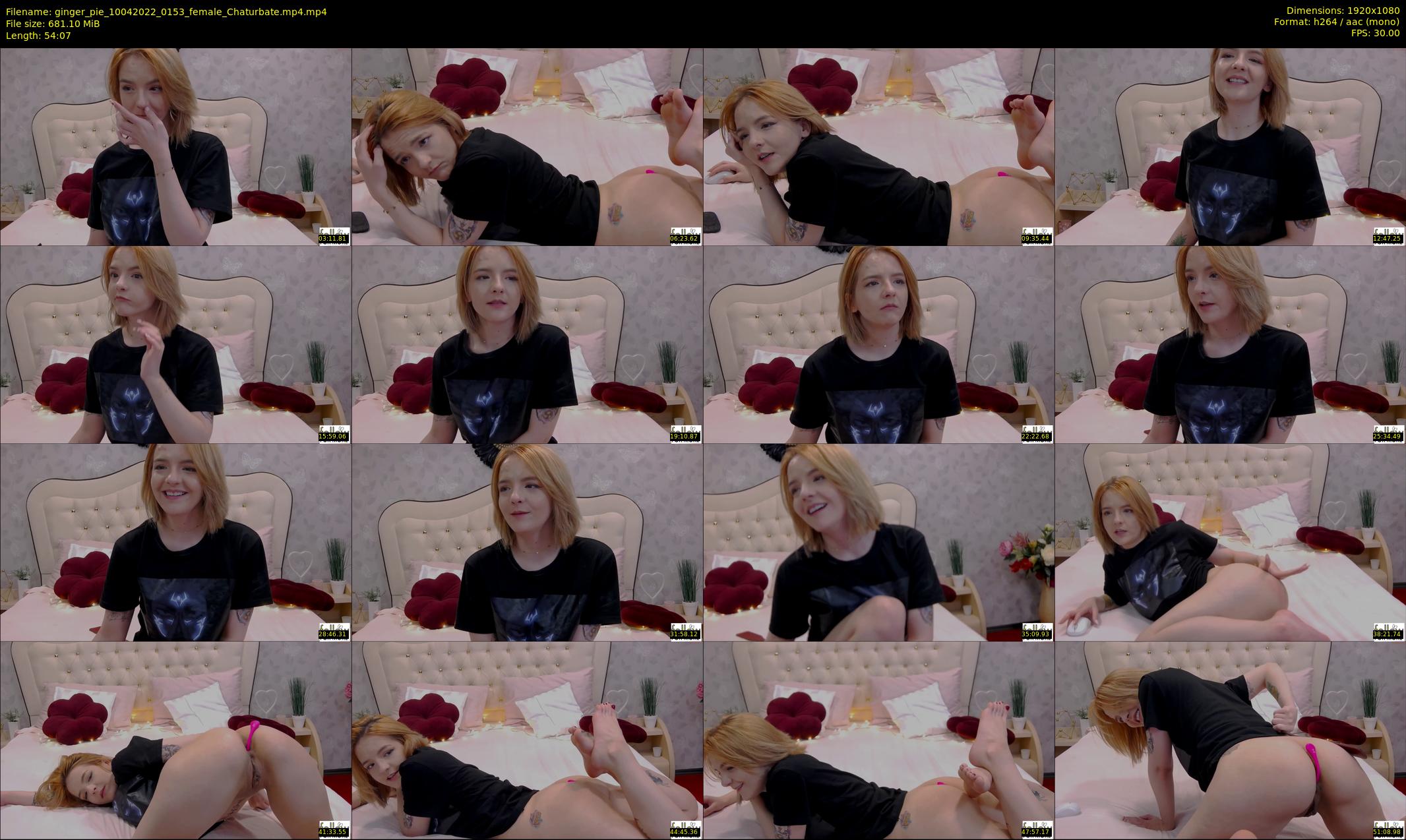ginger_pie — 55 minute Chaturbate female cam show recording, 1080p, Apr 10, 2022