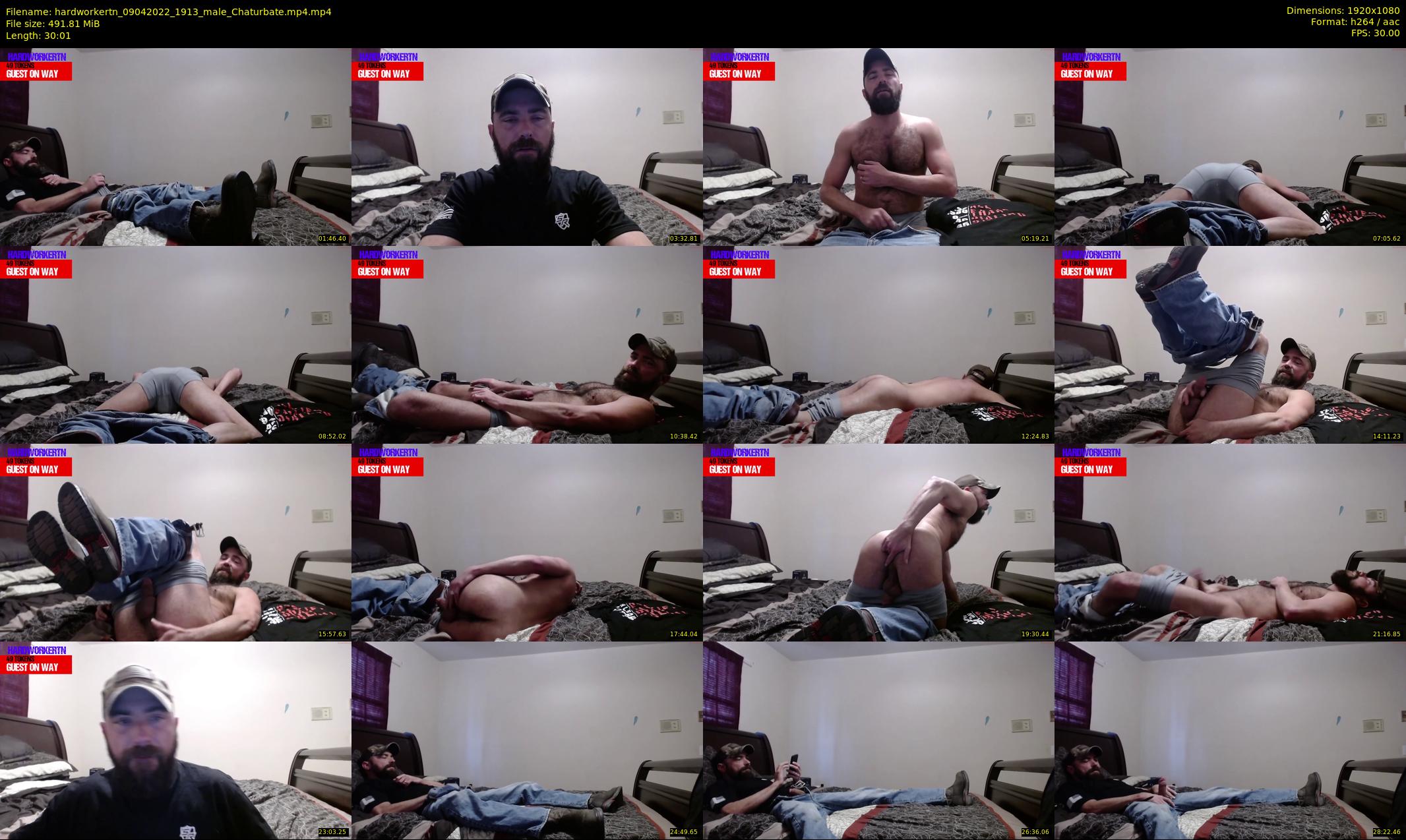 hardworkertn — 31 minute Chaturbate male cam show recording, 1080p, Apr 9, 2022