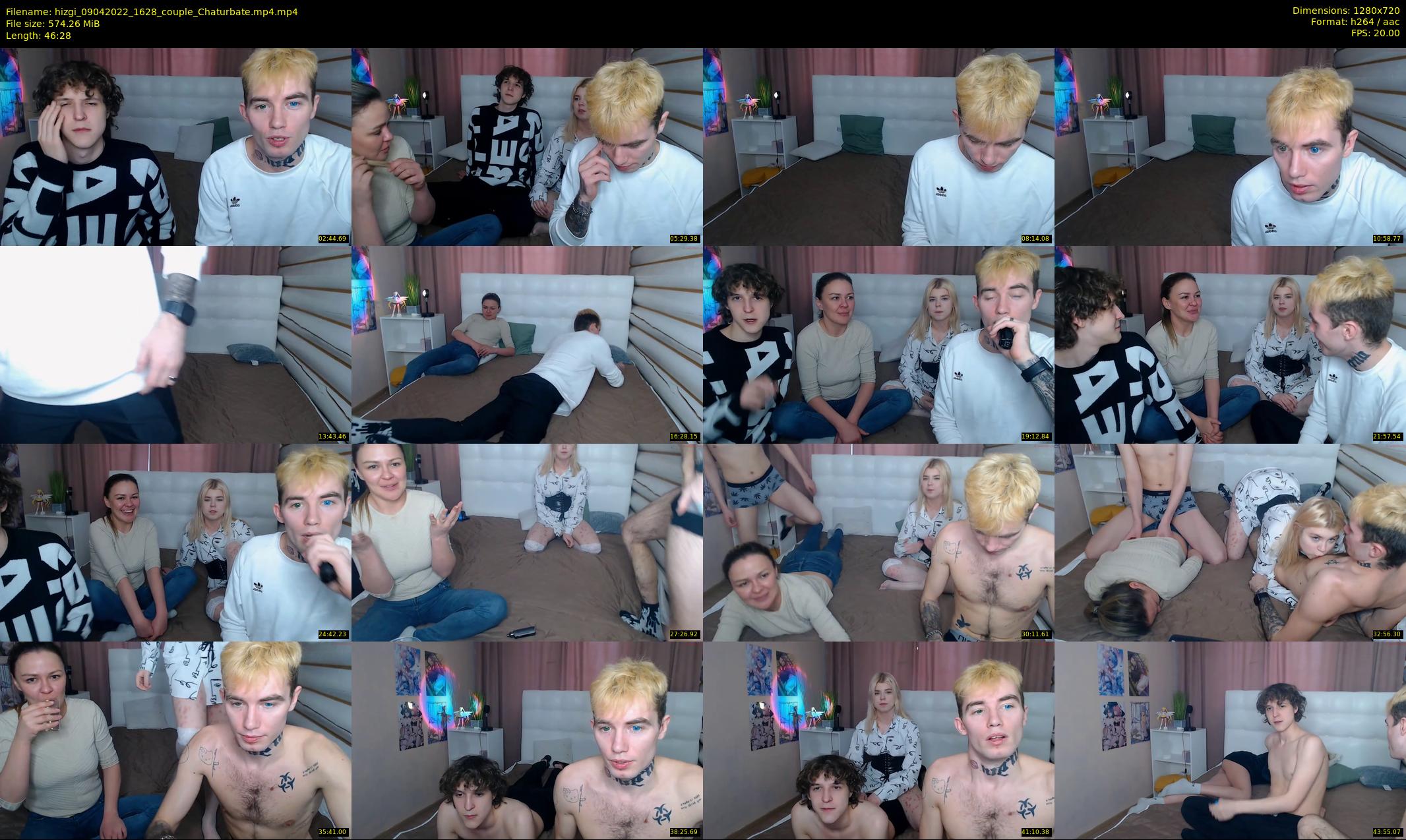 hizgi — 47 minute Chaturbate couple cam show recording, 720p, Apr 9, 2022