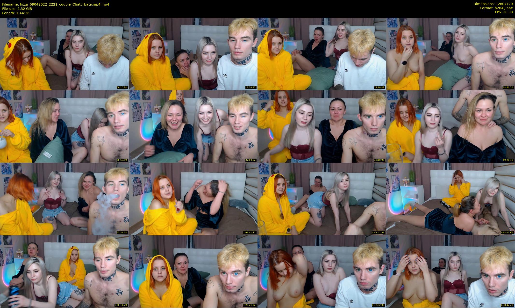 hizgi — 105 minute Chaturbate couple cam show recording, 720p, Apr 9, 2022