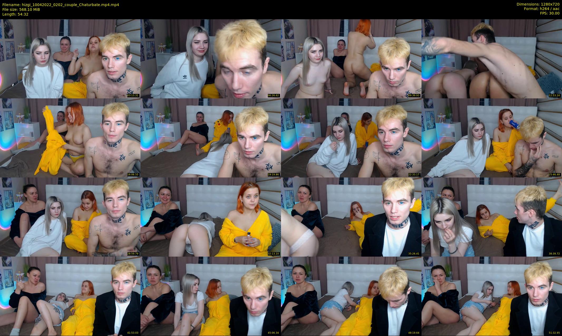 hizgi — 55 minute Chaturbate couple cam show recording, 720p, Apr 10, 2022