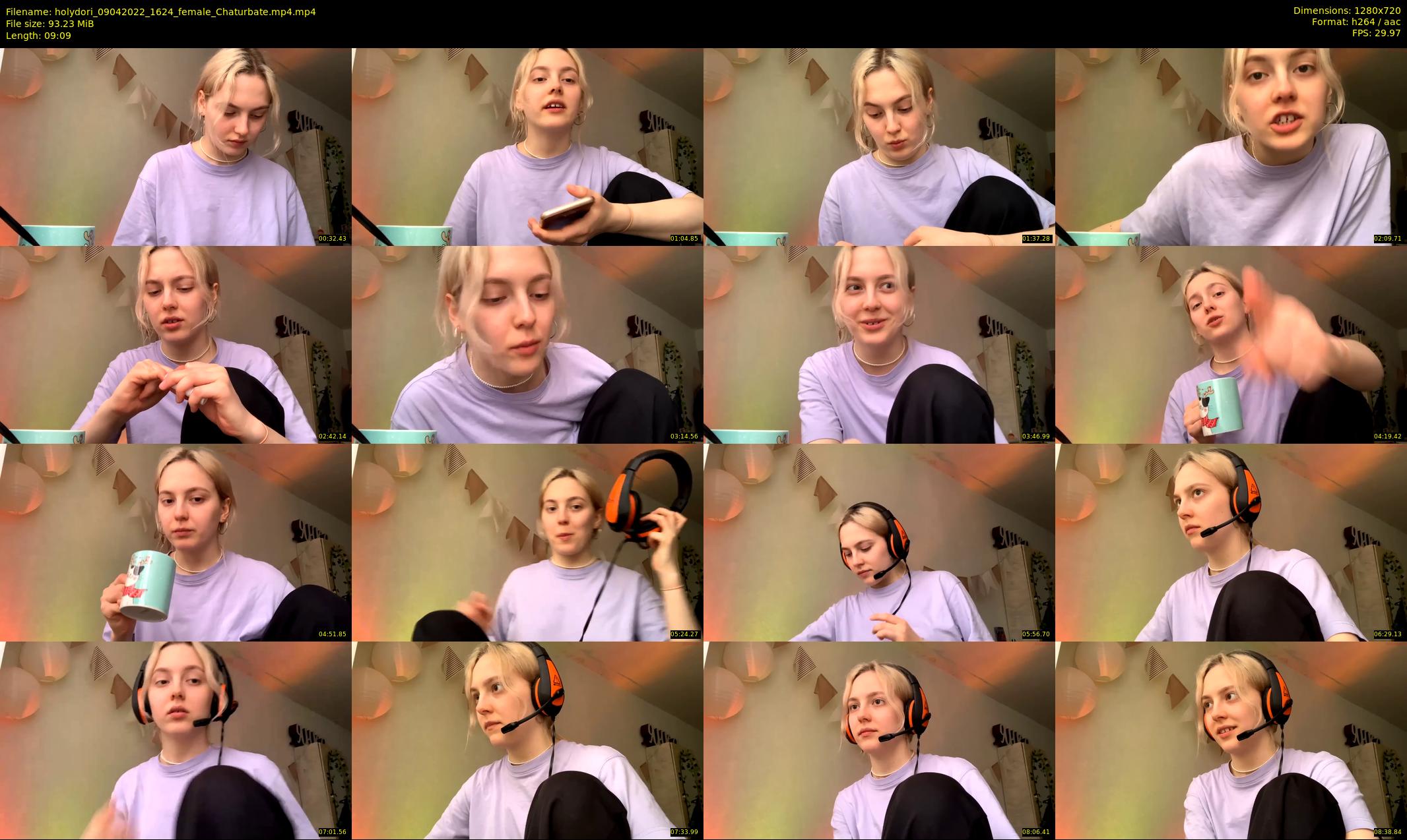 holydori — 10 minute Chaturbate female cam show recording, 720p, Apr 9, 2022