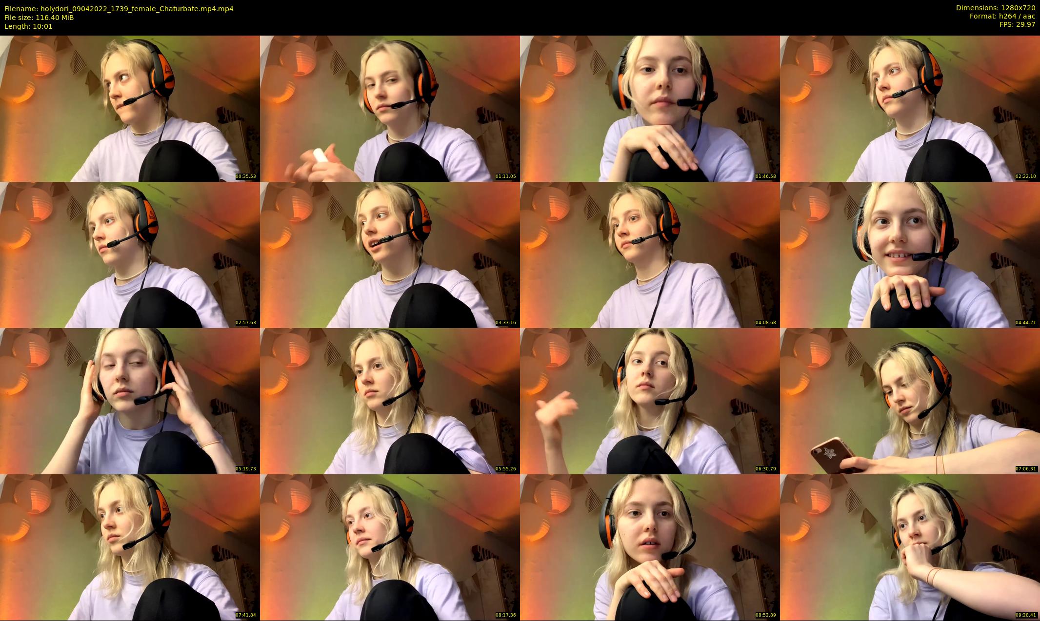 holydori — 11 minute Chaturbate female cam show recording, 720p, Apr 9, 2022