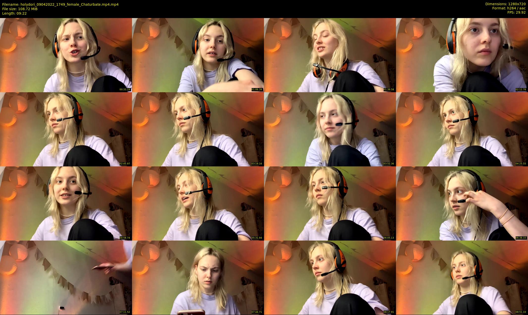 holydori — 10 minute Chaturbate female cam show recording, 720p, Apr 9, 2022