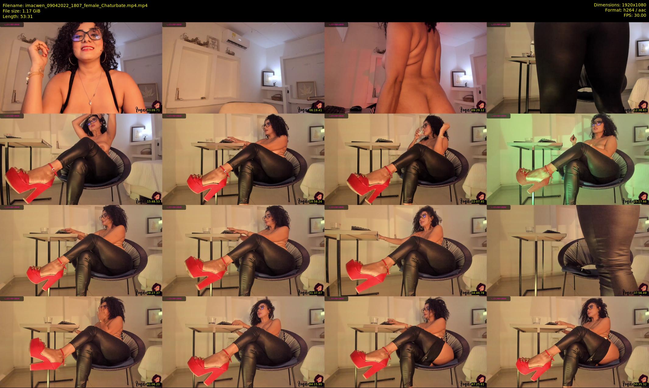 imacwen — 54 minute Chaturbate female cam show recording, 1080p, Apr 9, 2022