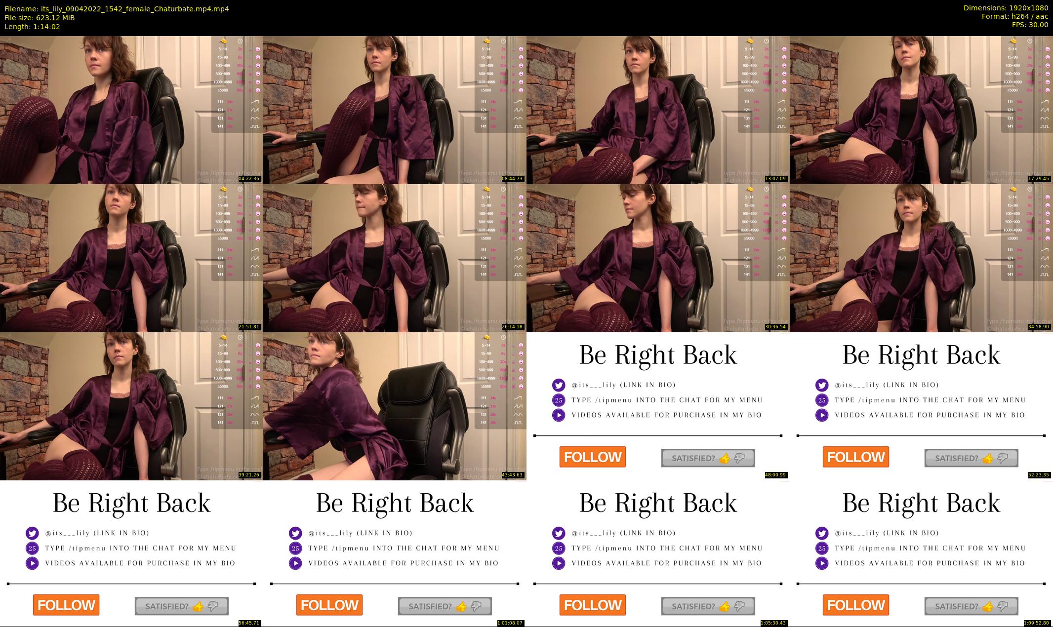 its_lily — 75 minute Chaturbate female cam show recording, 1080p, Apr 9, 2022