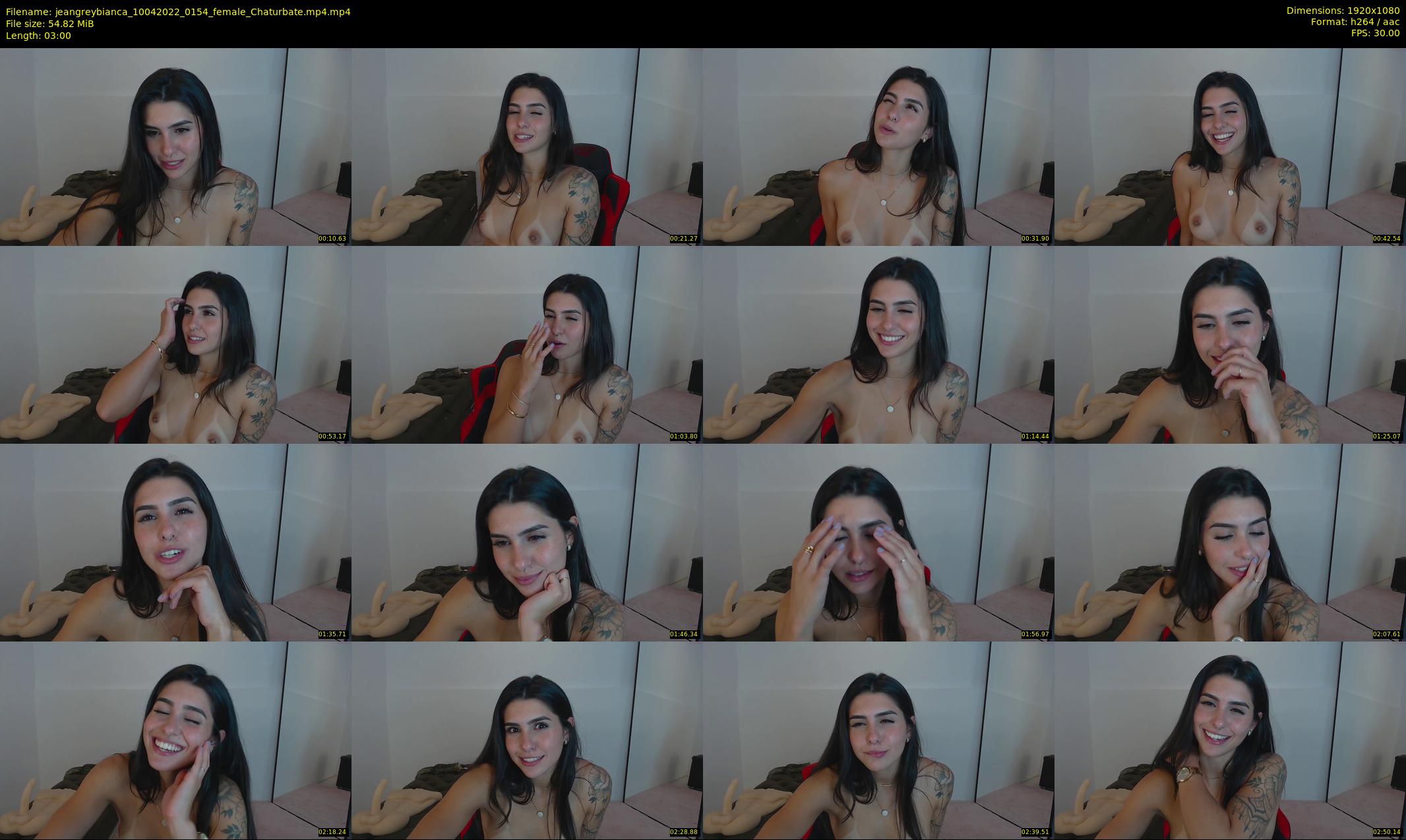 jeangreybianca — 3 minute Chaturbate female cam show recording, 1080p, Apr 10, 2022