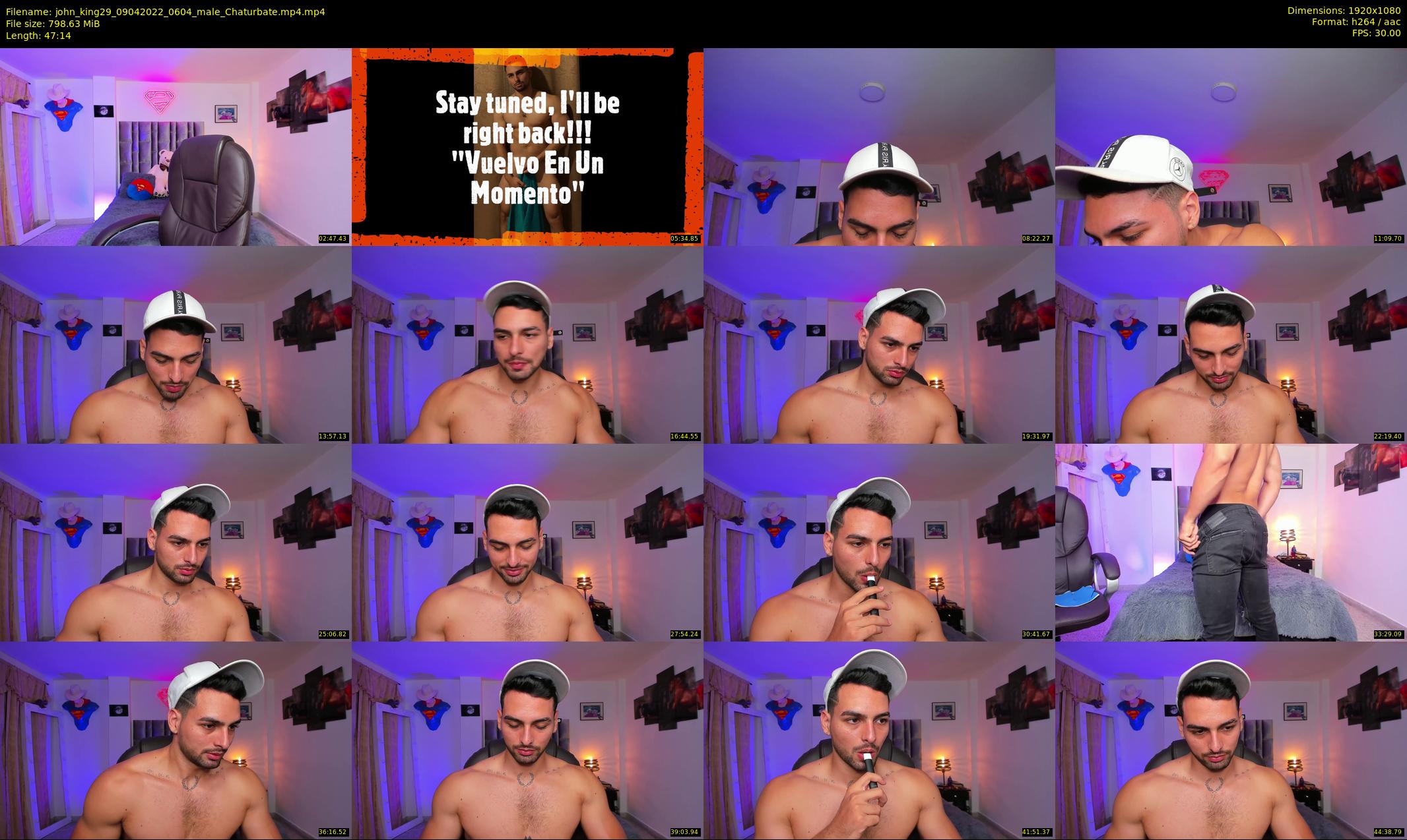 john_king29 — 48 minute Chaturbate male cam show recording, 1080p, Apr 9, 2022