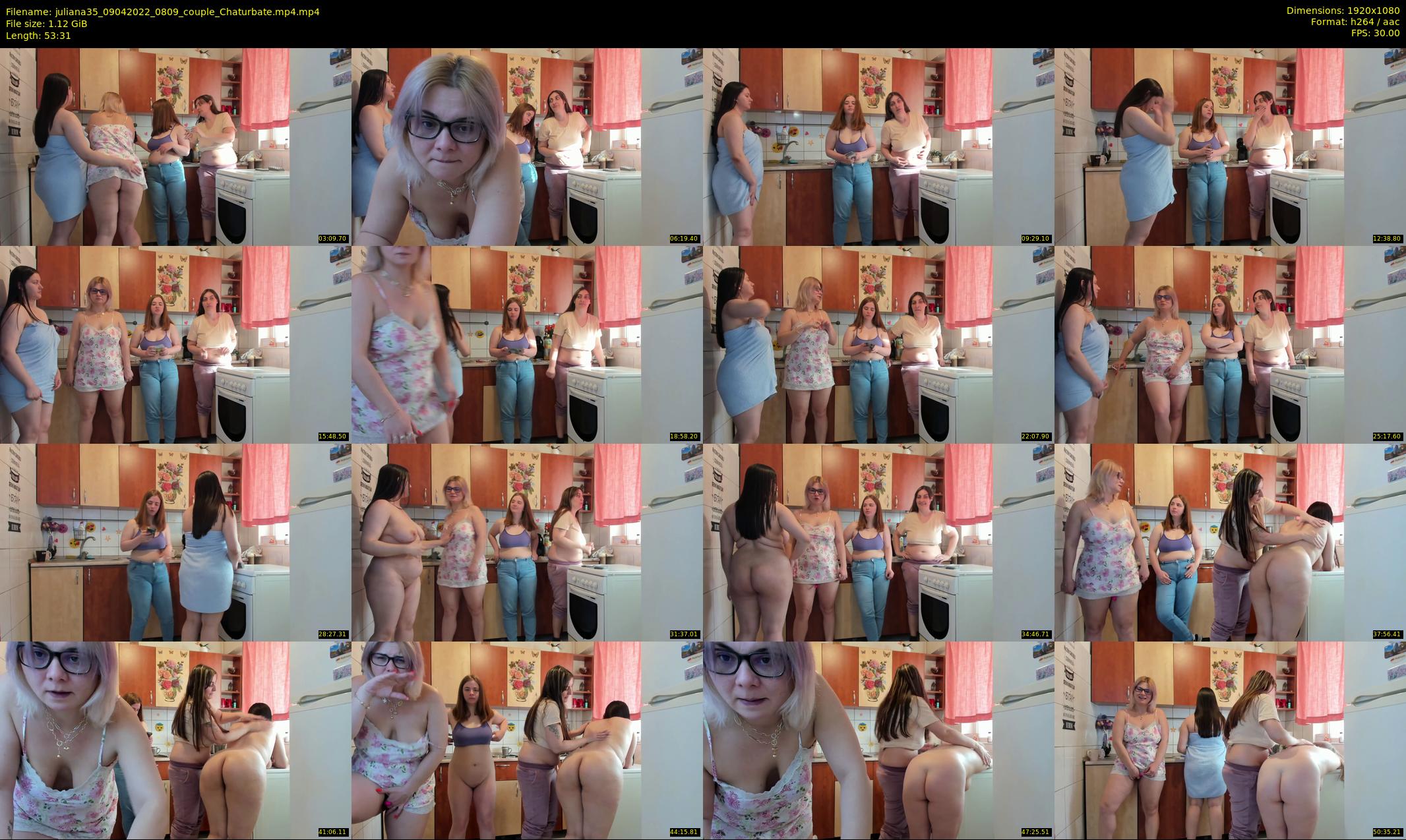 juliana35 — 54 minute Chaturbate couple cam show recording, 1080p, Apr 9, 2022
