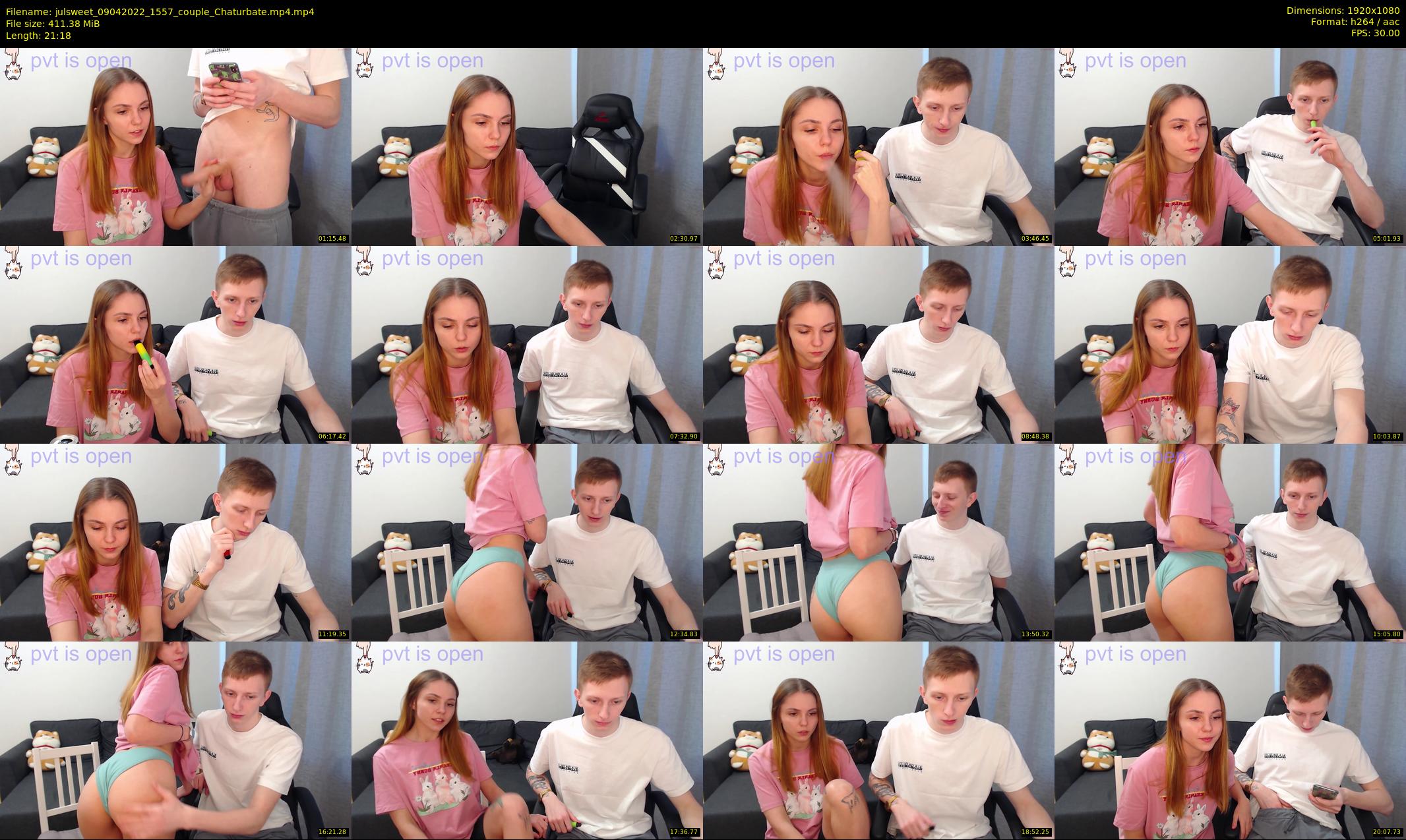 julsweet — 22 minute Chaturbate male cam show recording, 1080p, Apr 9, 2022