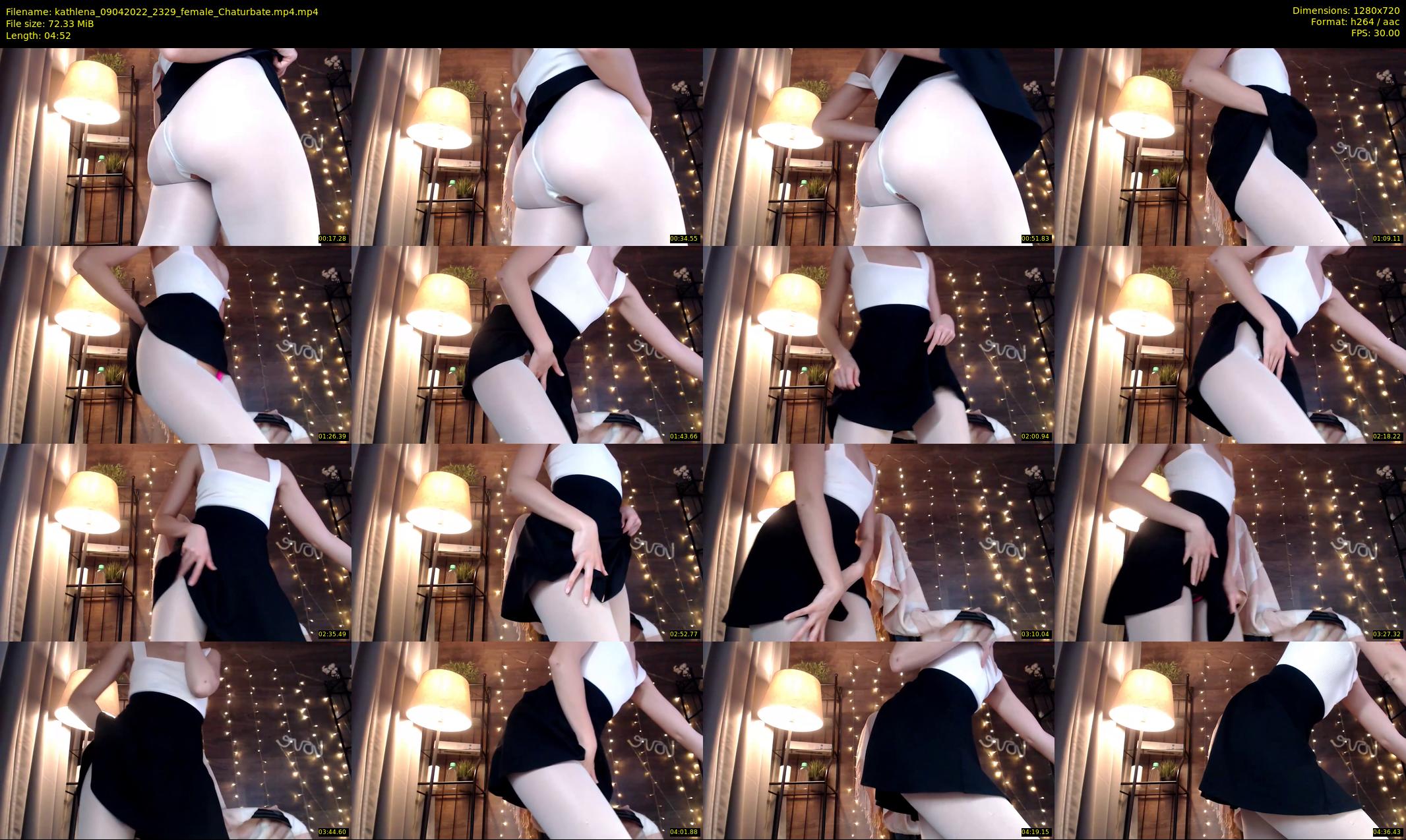 kathlena — 5 minute Chaturbate female cam show recording, 720p, Apr 9, 2022