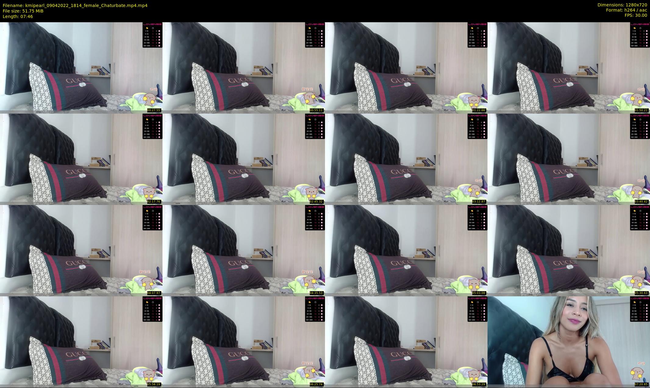 kmipearl — 8 minute Chaturbate female cam show recording, 720p, Apr 9, 2022