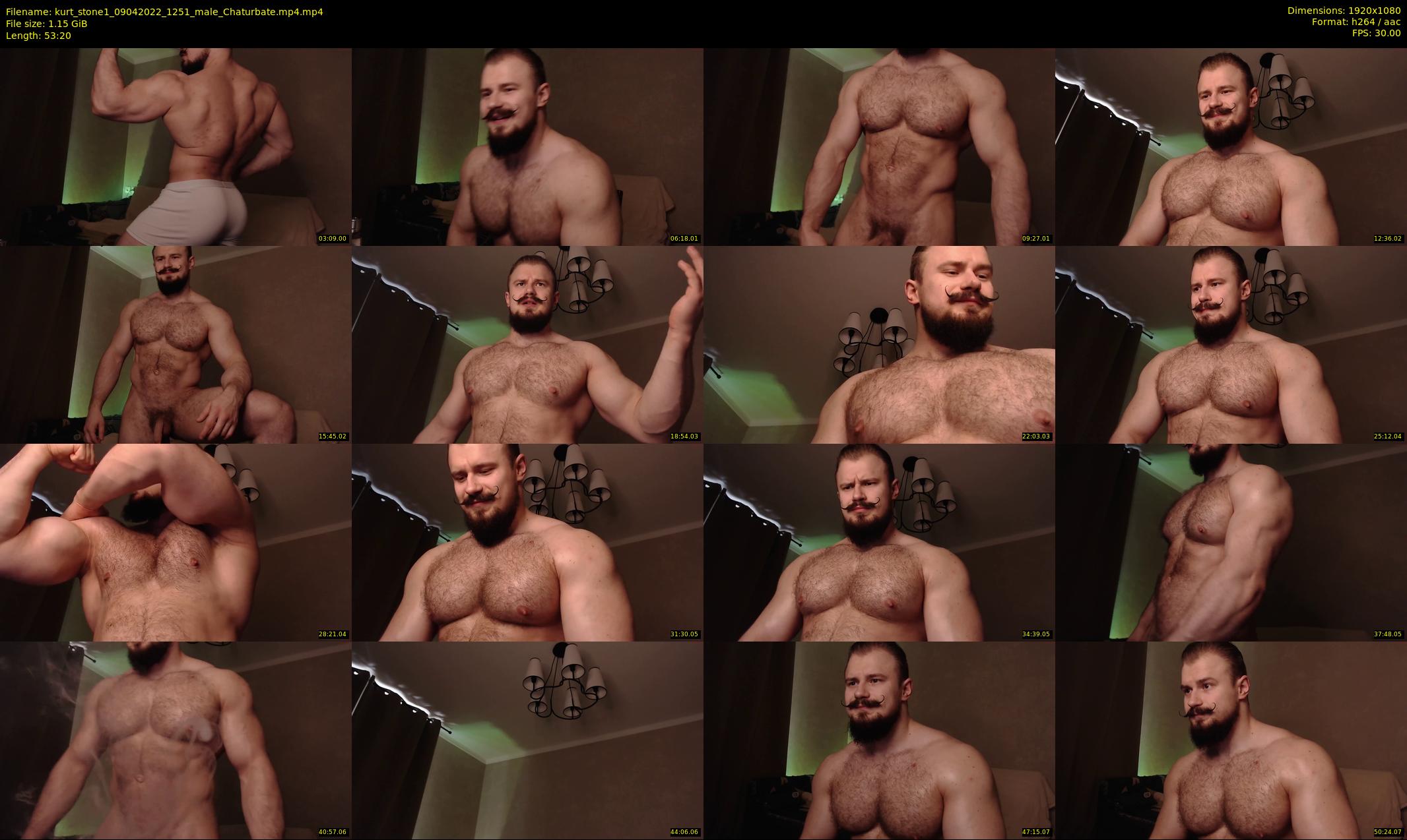 kurt_stone1 — 54 minute Chaturbate male cam show recording, 1080p, Apr 9, 2022