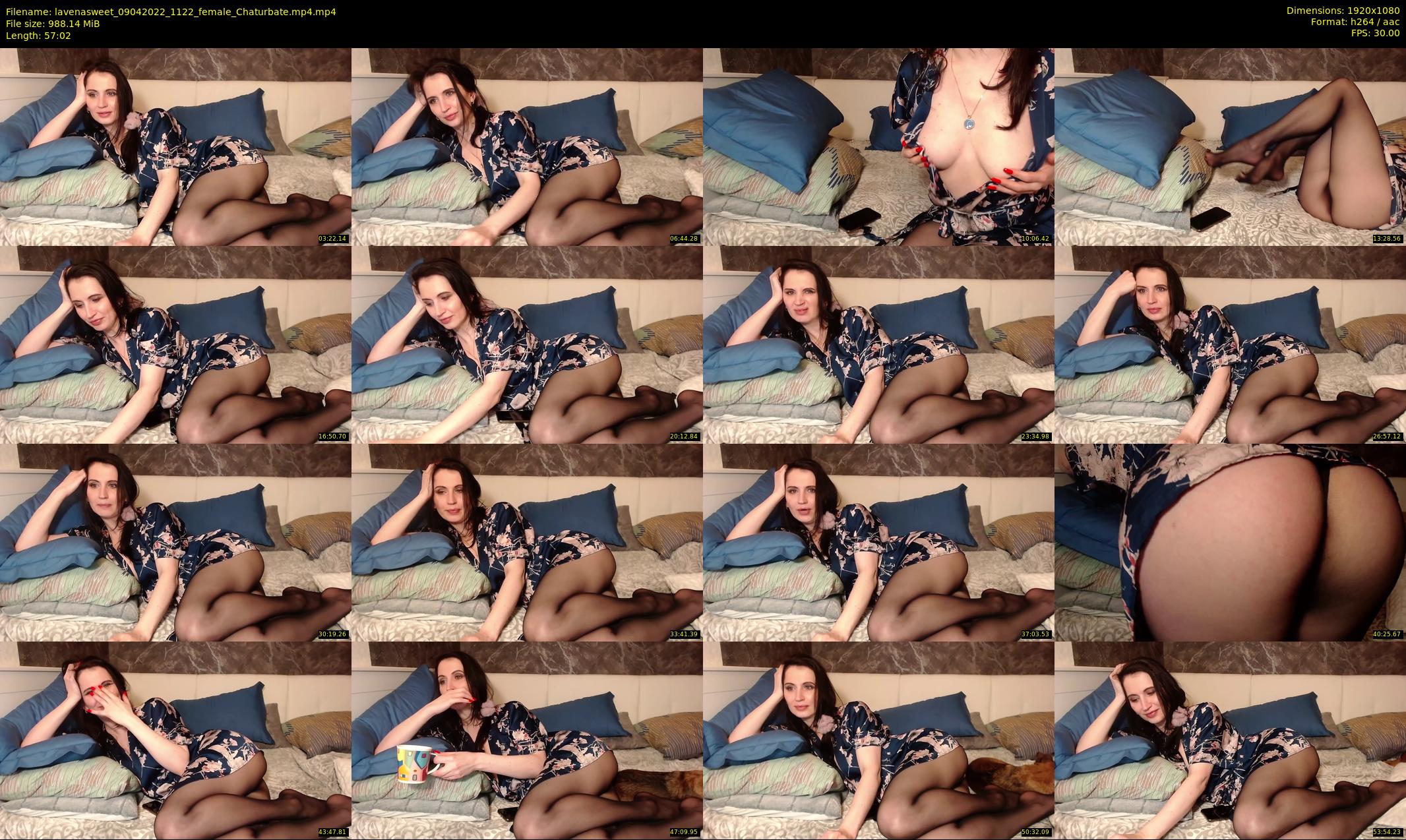 lavenasweet — 58 minute Chaturbate female cam show recording, 1080p, Apr 9, 2022