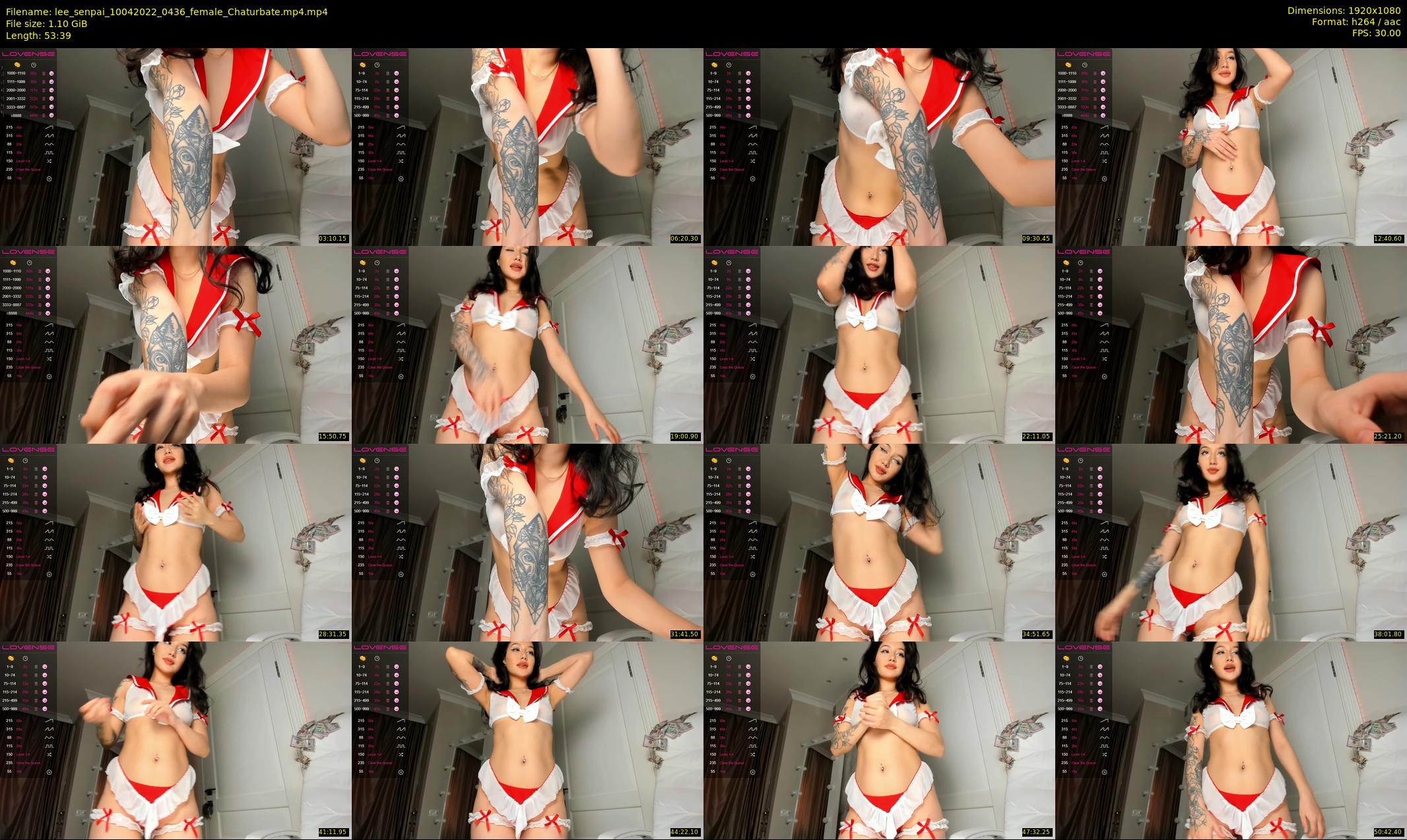 lee_senpai — 54 minute Chaturbate female cam show recording, 1080p, Apr 10, 2022