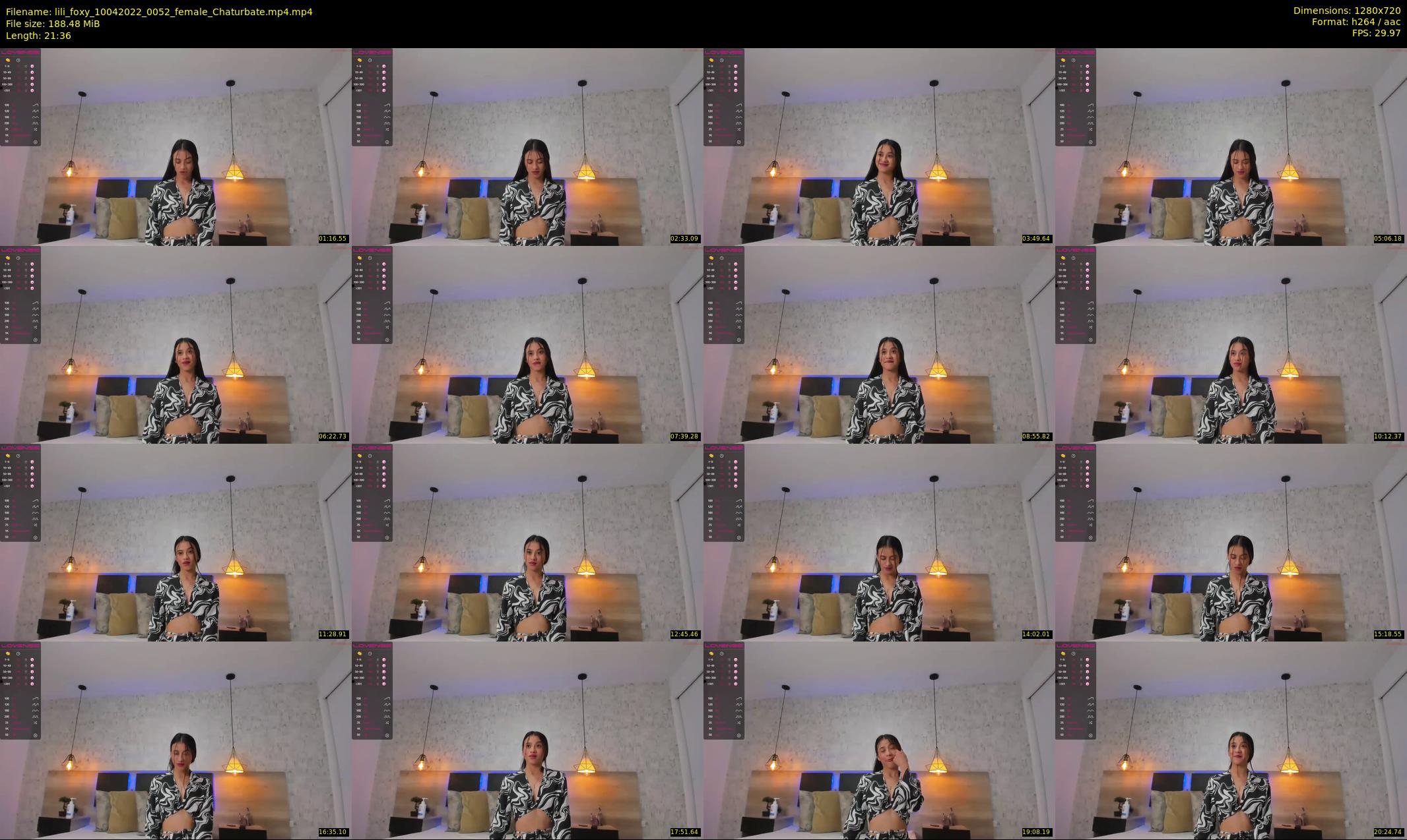 lili_foxy — 22 minute Chaturbate female cam show recording, 720p, Apr 10, 2022