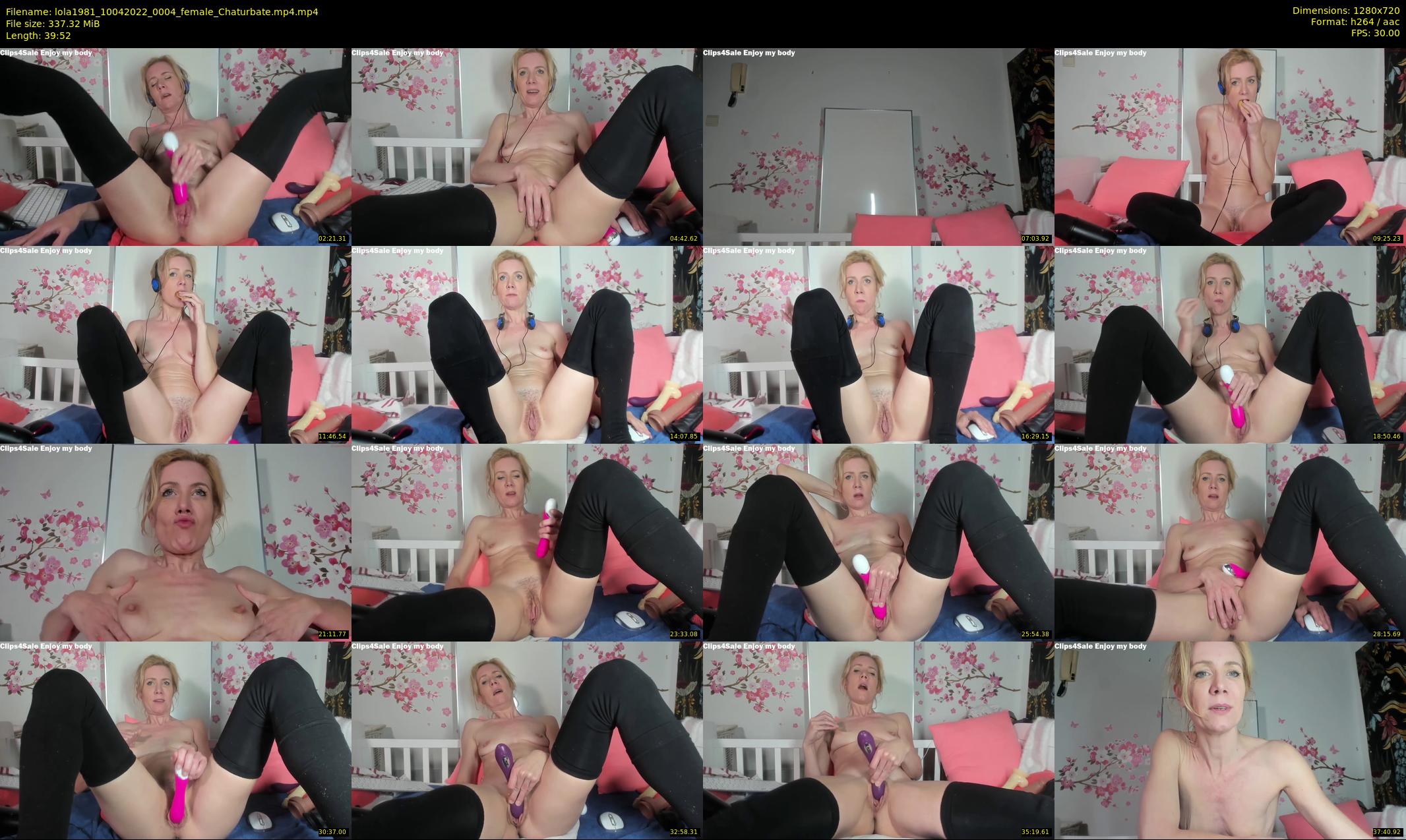 lola1981 — 40 minute Chaturbate female cam show recording, 720p, Apr 10, 2022