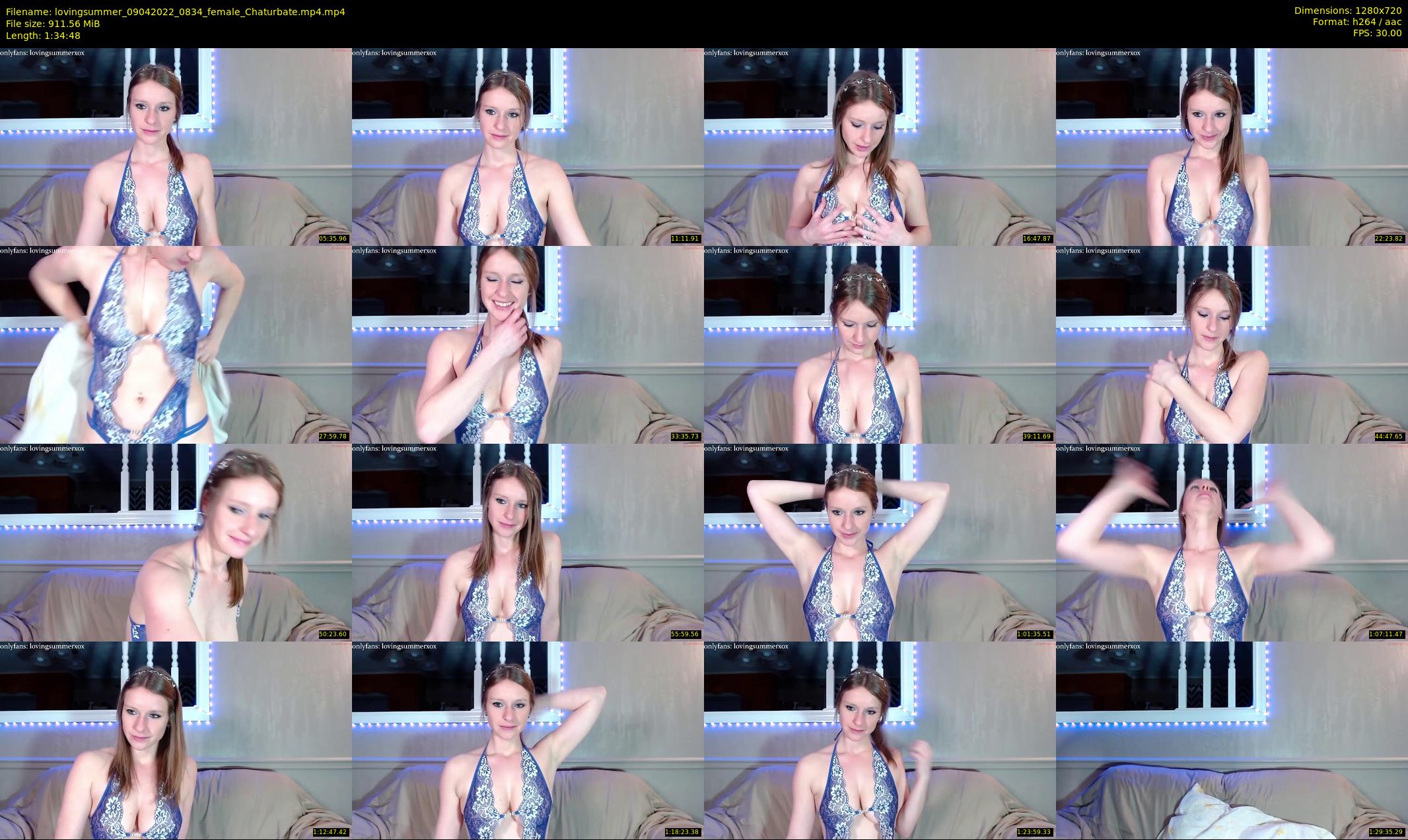 lovingsummer — 95 minute Chaturbate female cam show recording, 720p, Apr 9, 2022