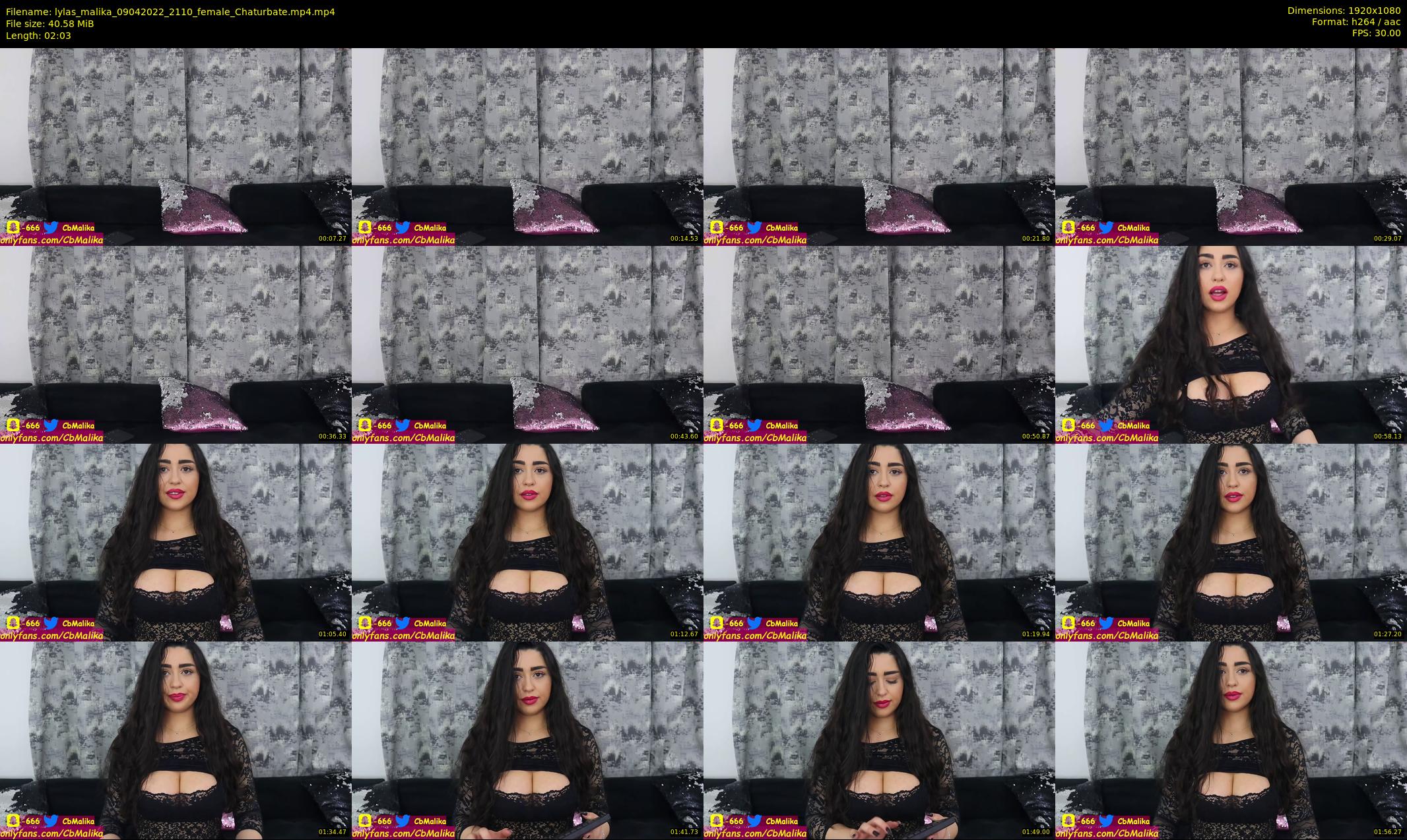 lylas_malika — 3 minute Chaturbate female cam show recording, 1080p, Apr 9, 2022