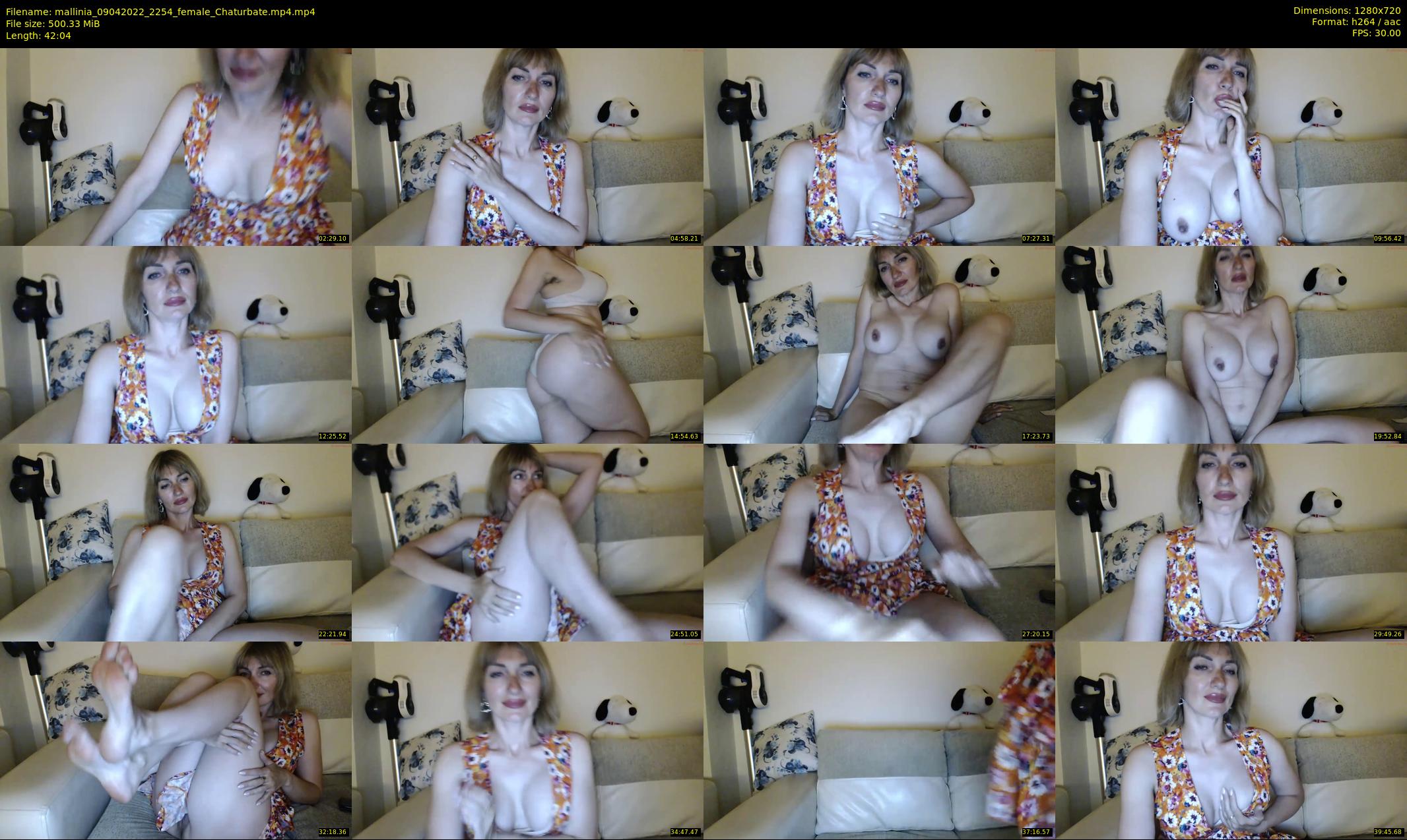 mallinia — 43 minute Chaturbate female cam show recording, 720p, Apr 9, 2022