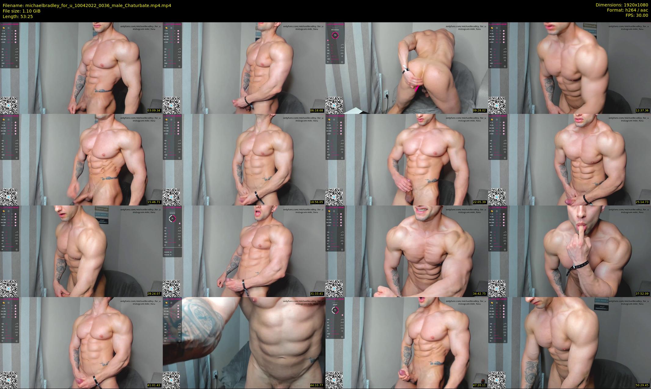 michaelbradley_for_u — 54 minute Chaturbate male cam show recording, 1080p, Apr 10, 2022