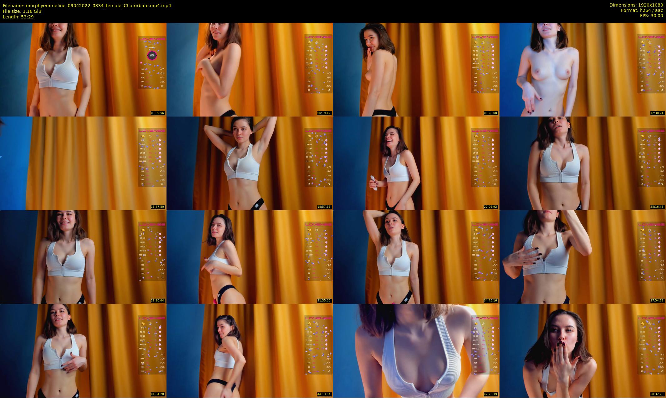 murphyemmeline — 54 minute Chaturbate female cam show recording, 1080p, Apr 9, 2022