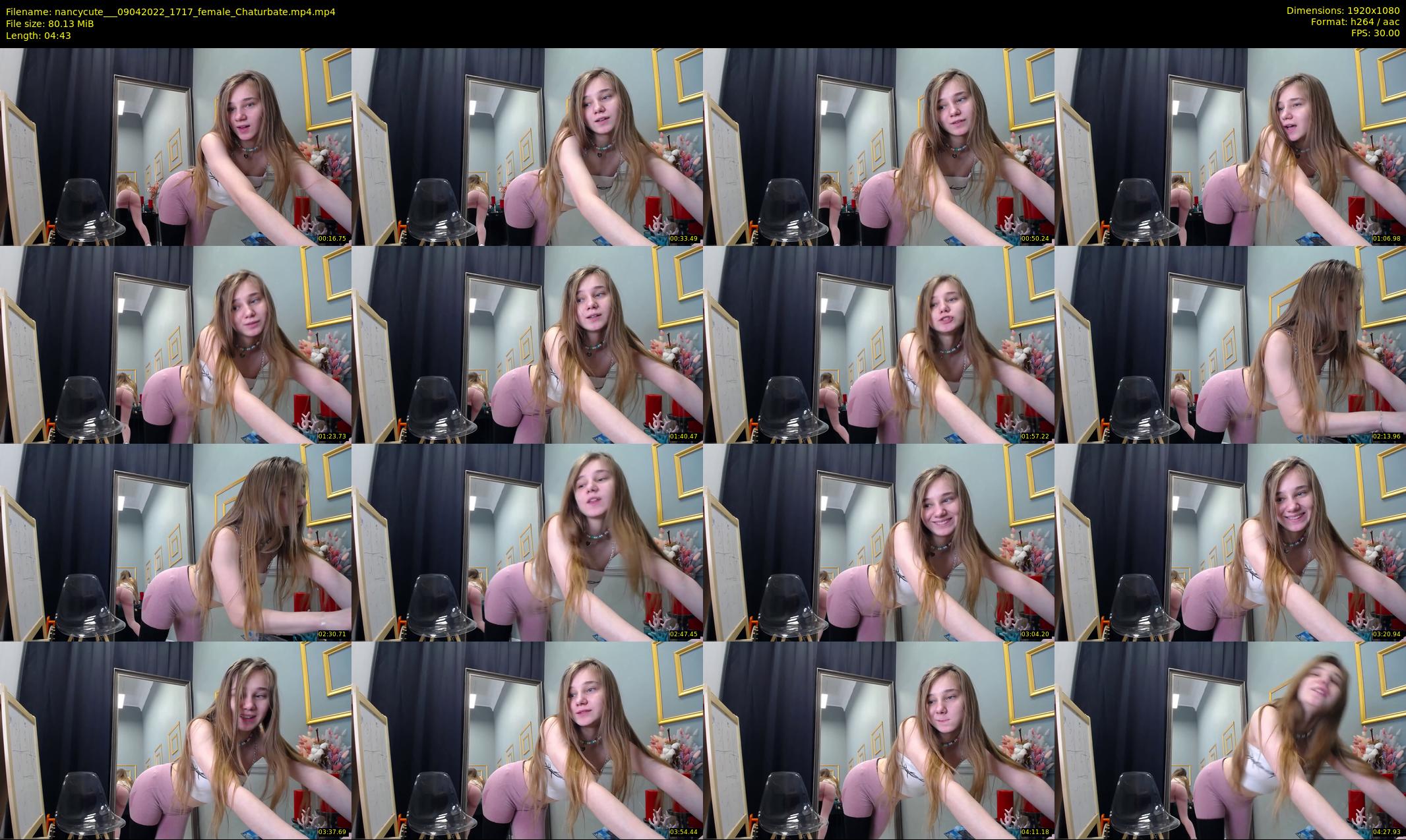 nancycute__ — 5 minute Chaturbate female cam show recording, 1080p, Apr 9, 2022