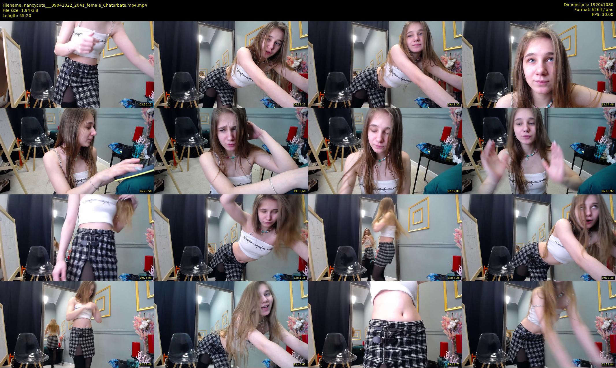 nancycute__ — 56 minute Chaturbate female cam show recording, 1080p, Apr 9, 2022