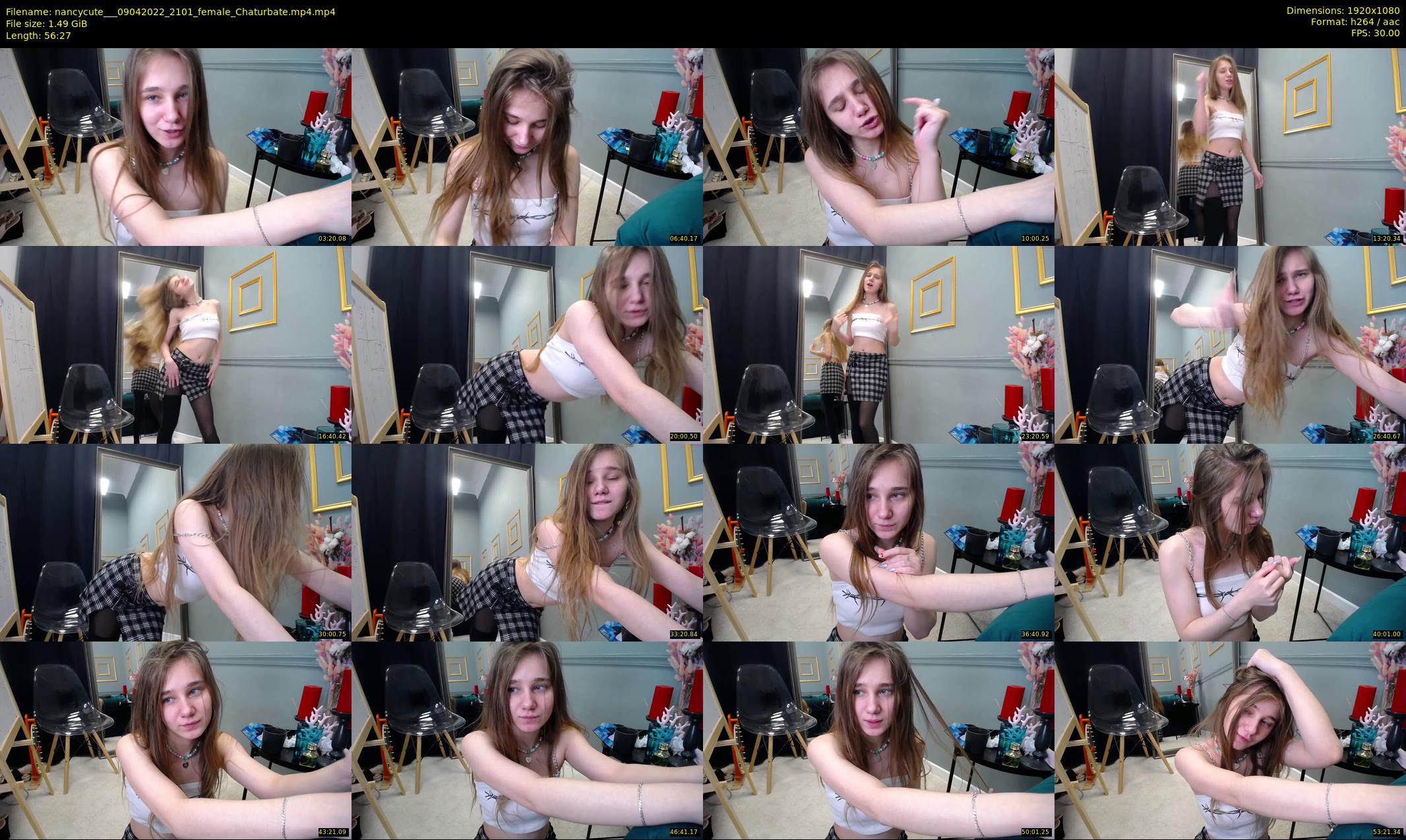 nancycute__ — 57 minute Chaturbate female cam show recording, 1080p, Apr 9, 2022