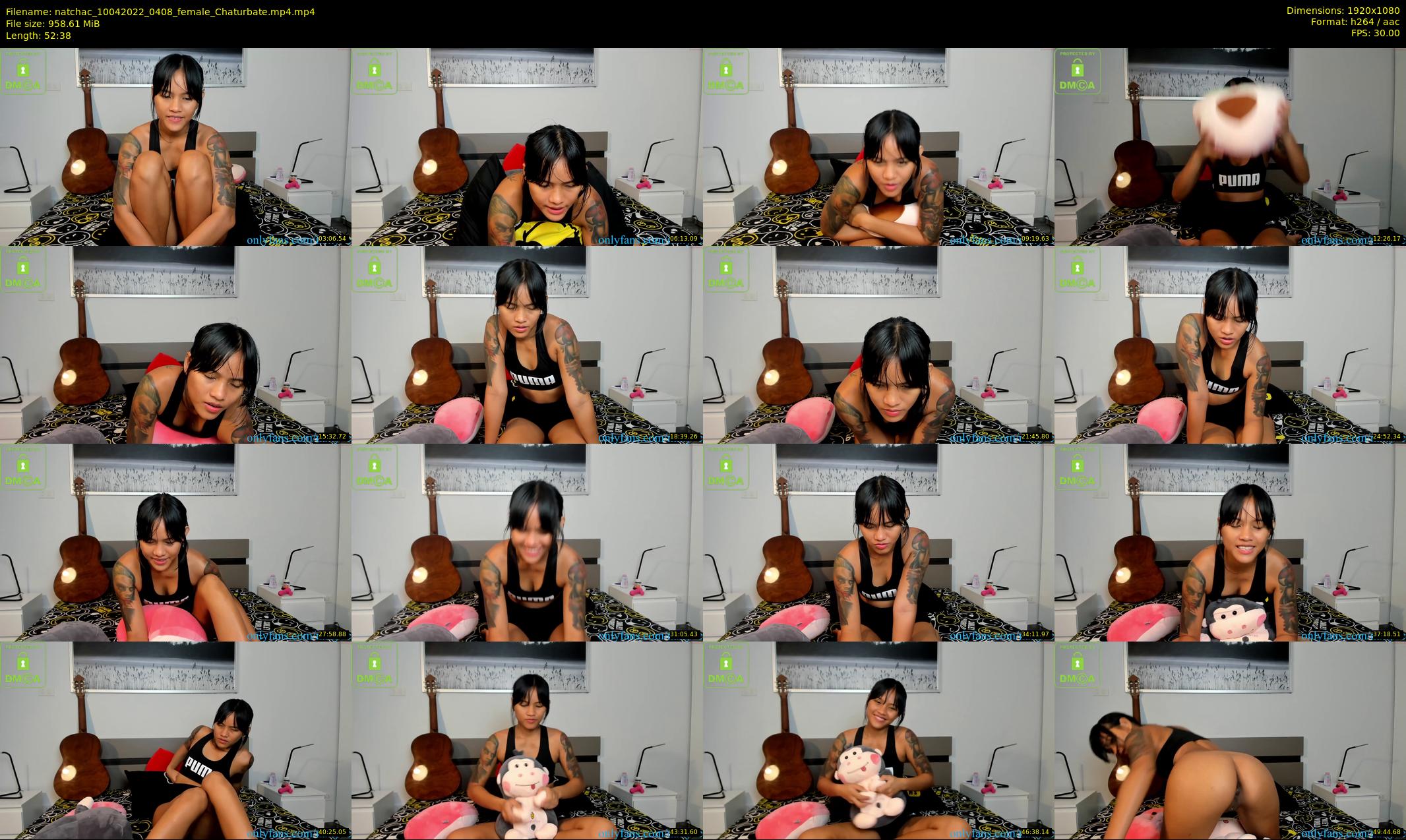 natchac — 53 minute Chaturbate female cam show recording, 1080p, Apr 10, 2022