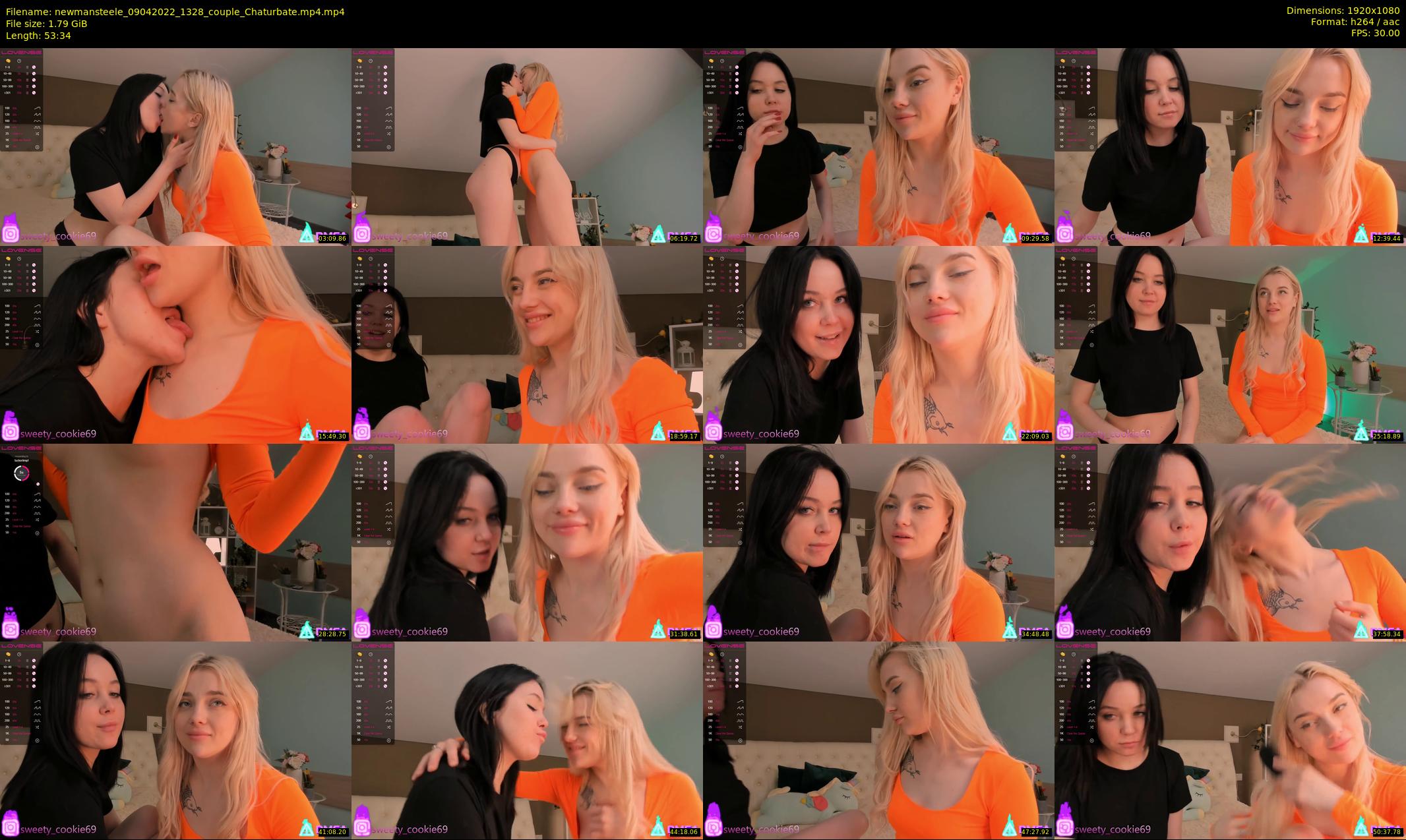 newmansteele — 54 minute Chaturbate couple cam show recording, 1080p, Apr 9, 2022