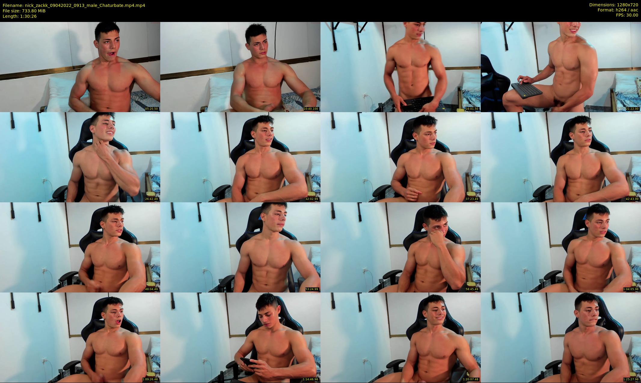 nick_zackk — 91 minute Chaturbate male cam show recording, 720p, Apr 9, 2022